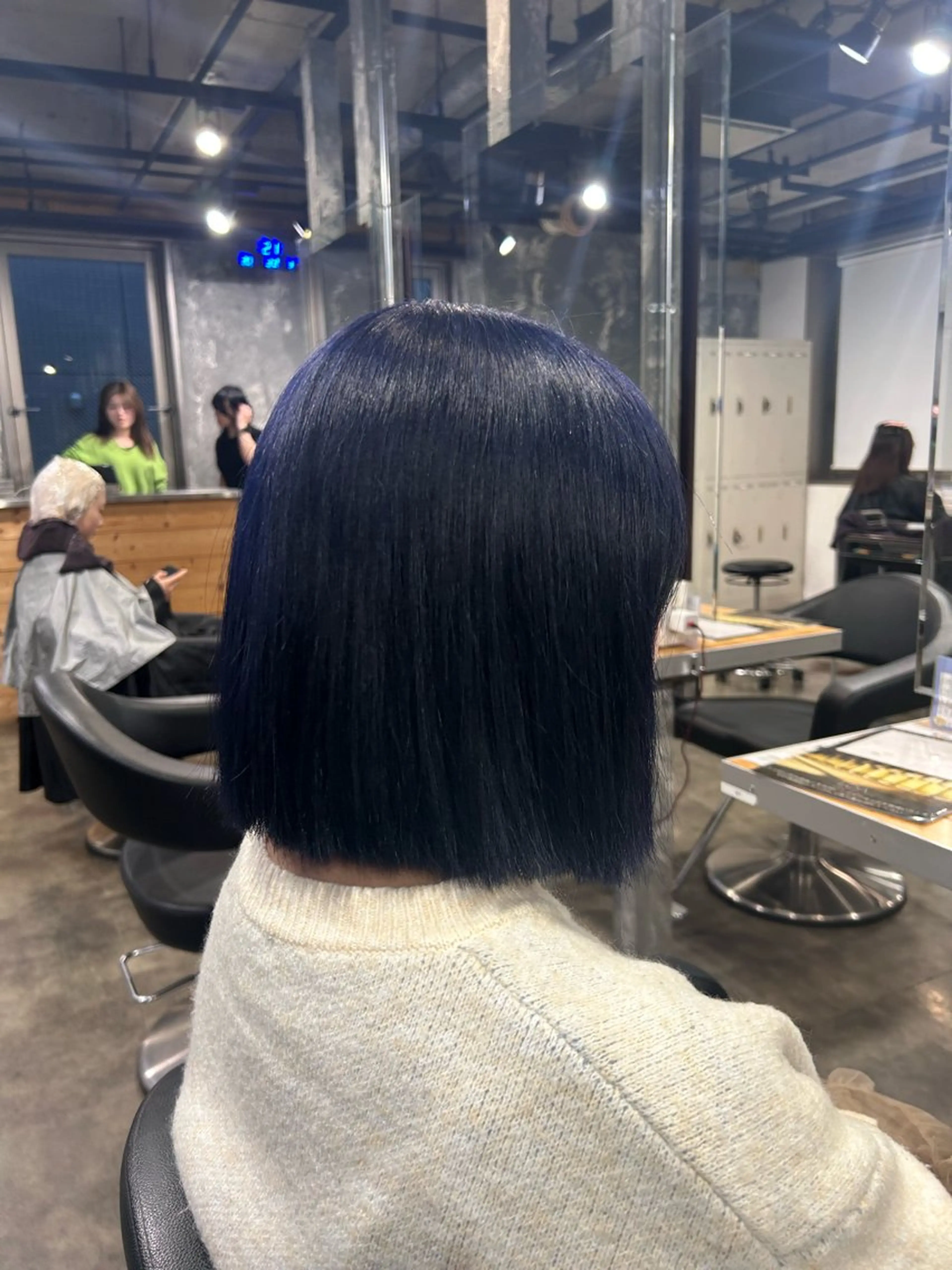 ショート カラー ヘアカラー 💙韓国スタイル💙 亜子のヘアスタイル