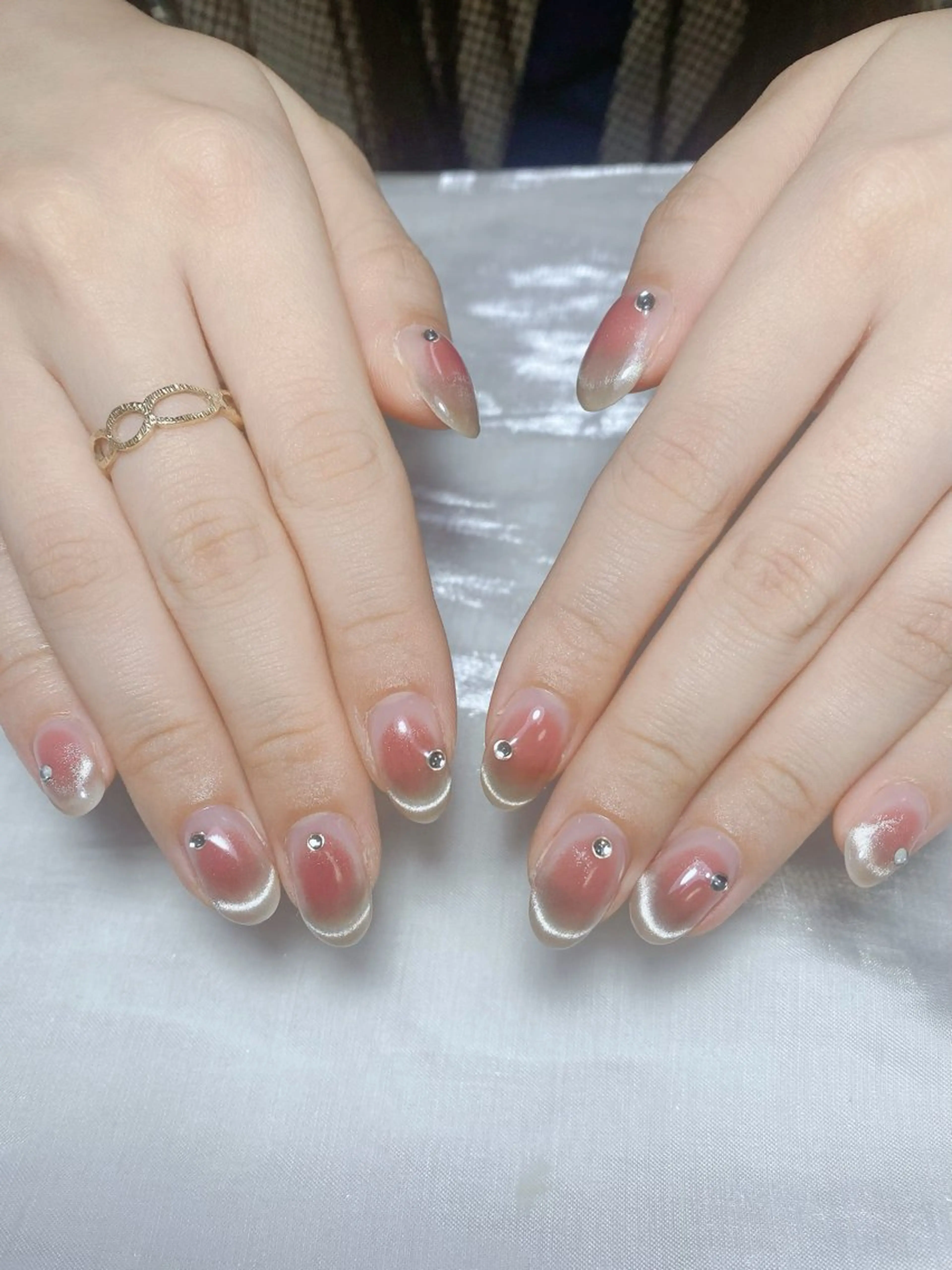 ネイル アートネイル フレンチネイル ジェルネイル グラデーション 韓国ネイル Nail Salon kihi大塚店のネイルデザイン