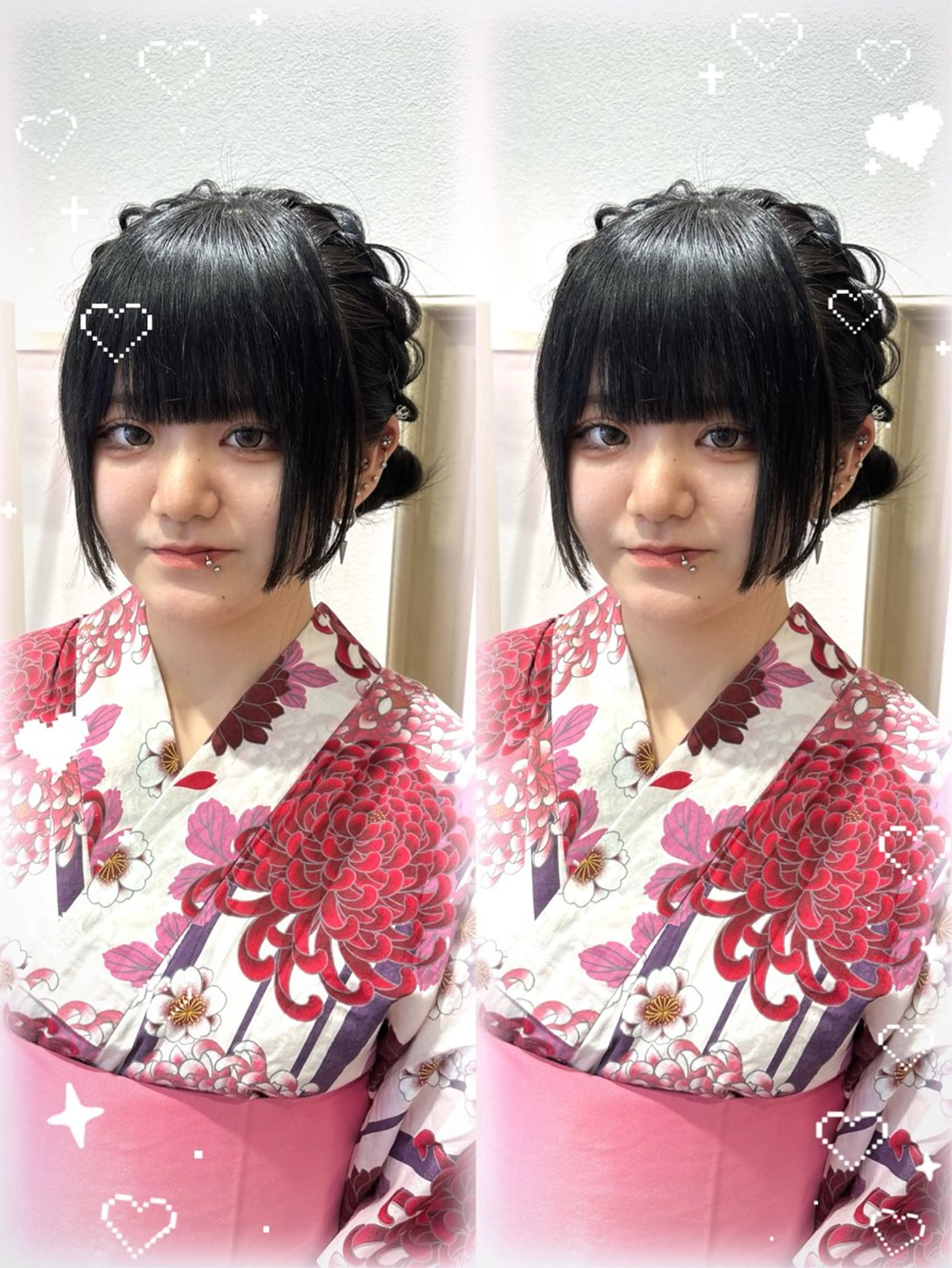 浴衣着付け🎐⋆͛ ペア🉑の写真