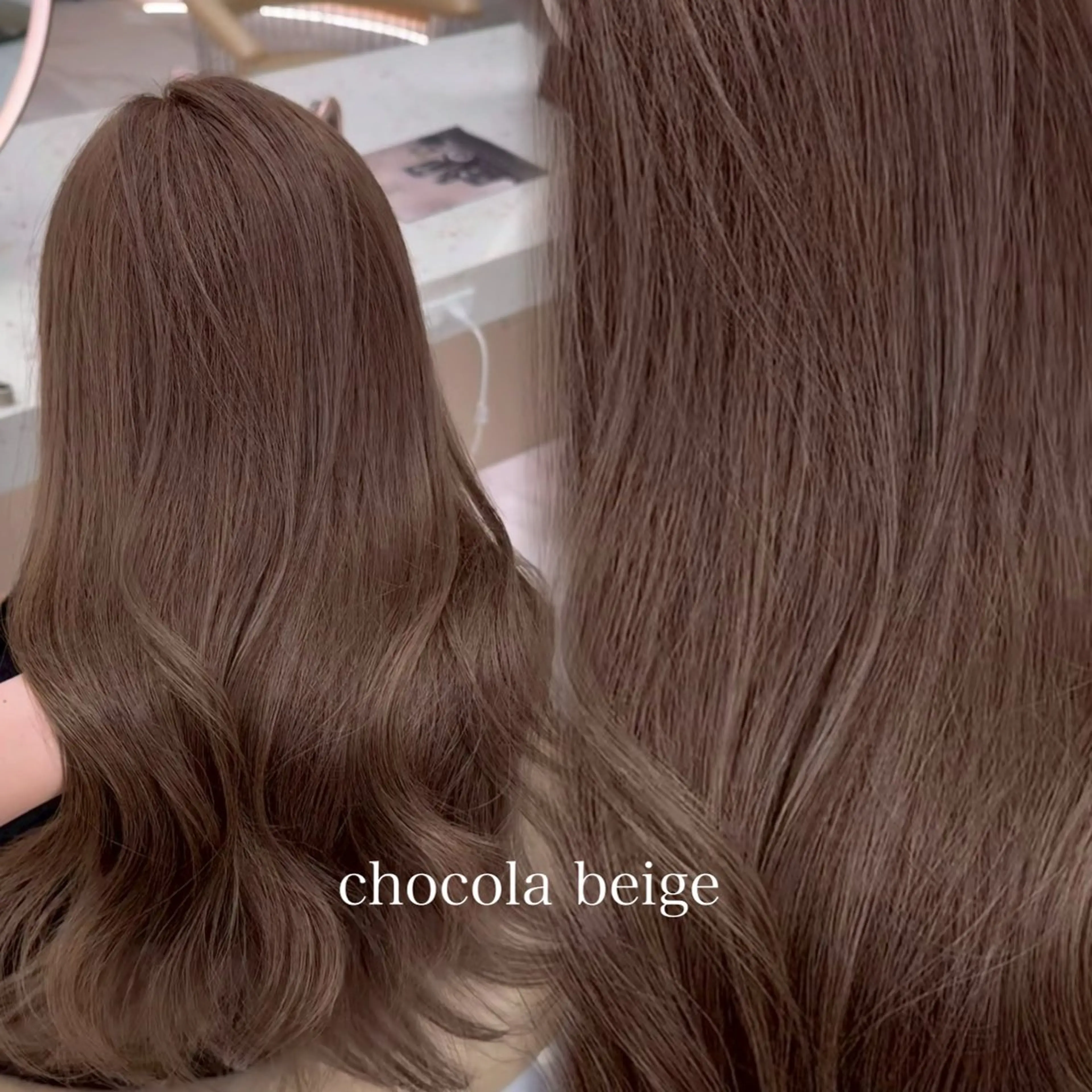 ロング カラー ヘアカラー トリートメント レイヤー/ブリなしW 美玖のヘアスタイル