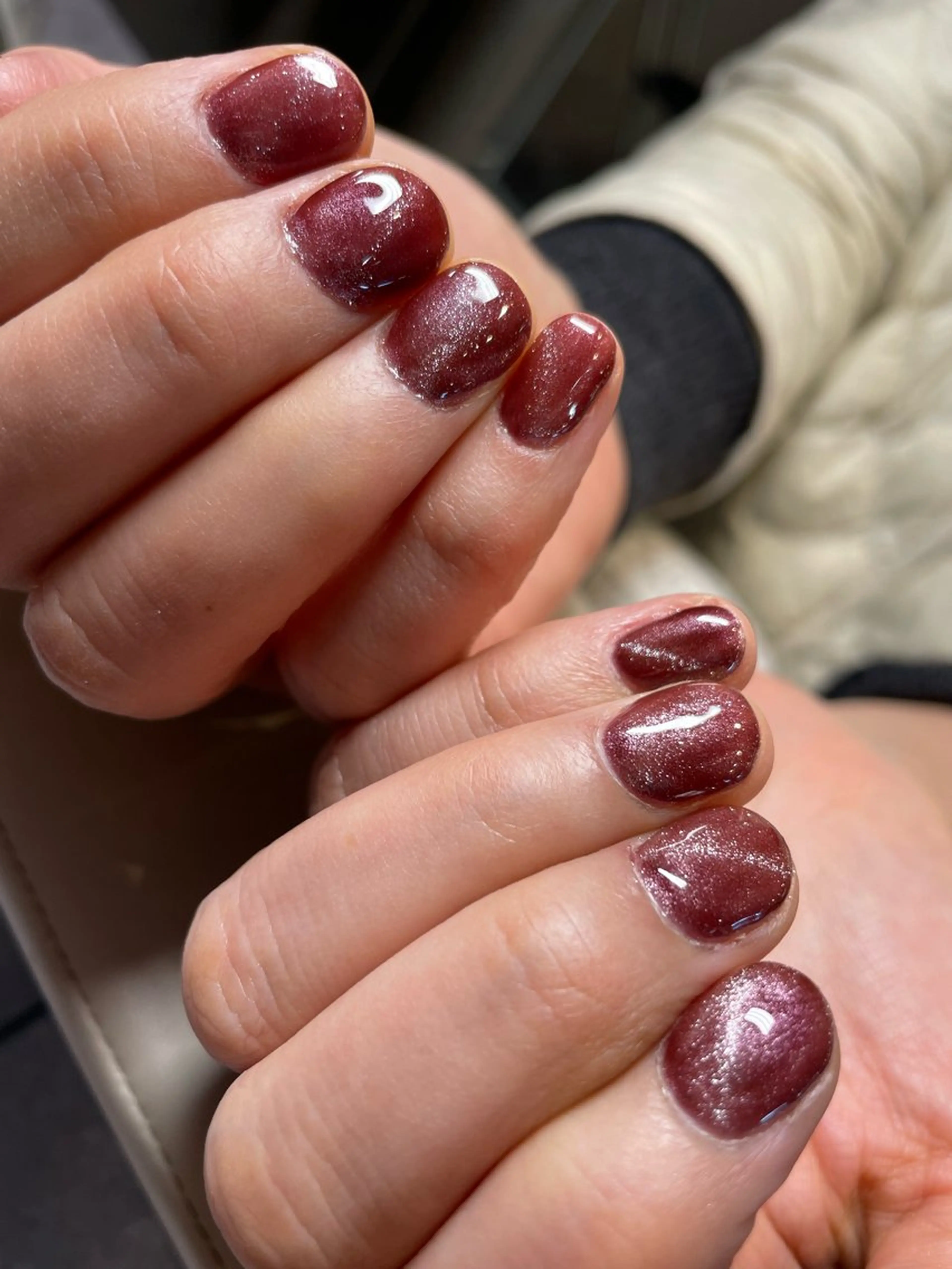 ネイル マグネットネイル ぷっくりネイル Saaya🫧 _petitのネイルデザイン