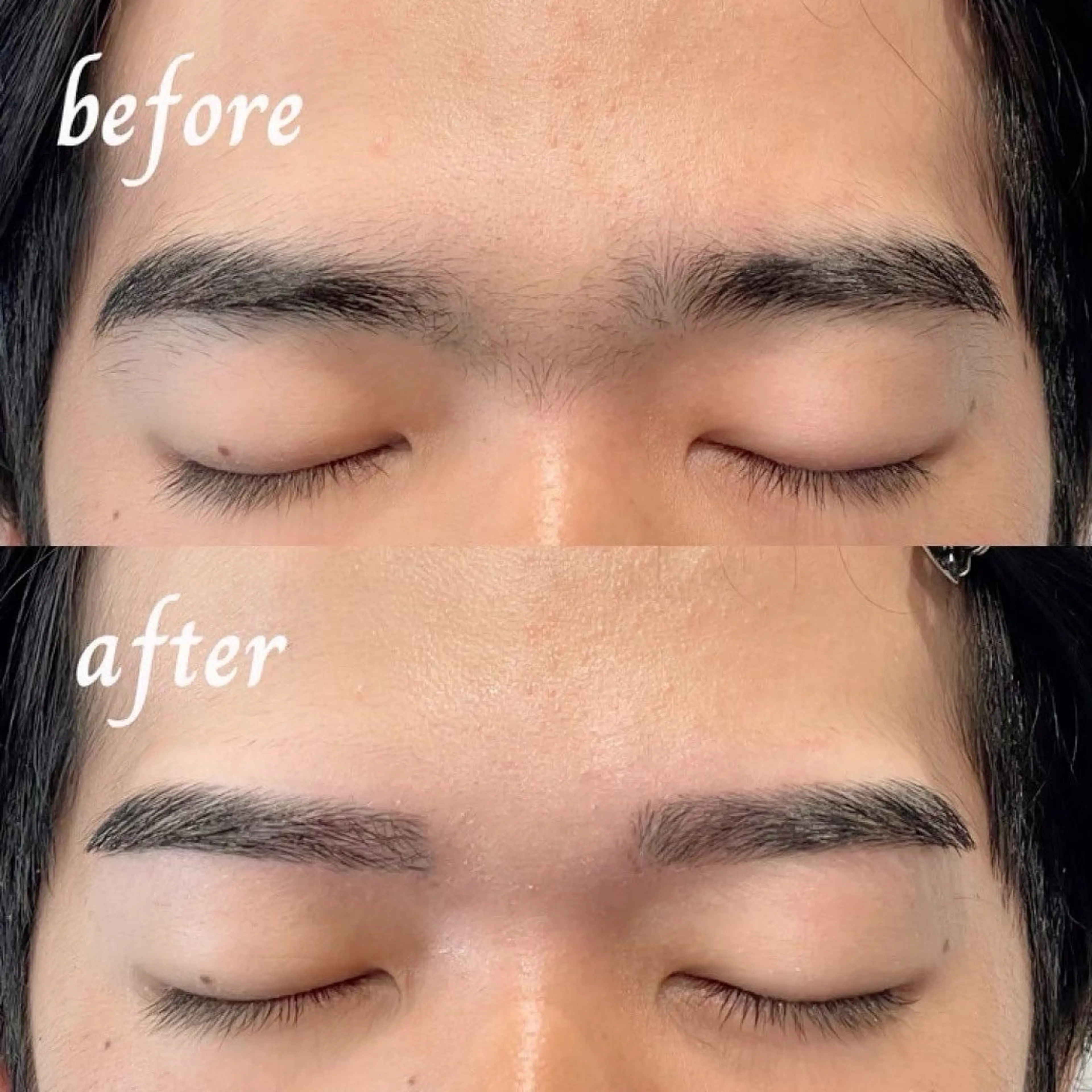 オープン記念🤍メンズ美眉スタイリング(骨格診断/眉毛ワックス脱毛/メイク)の写真