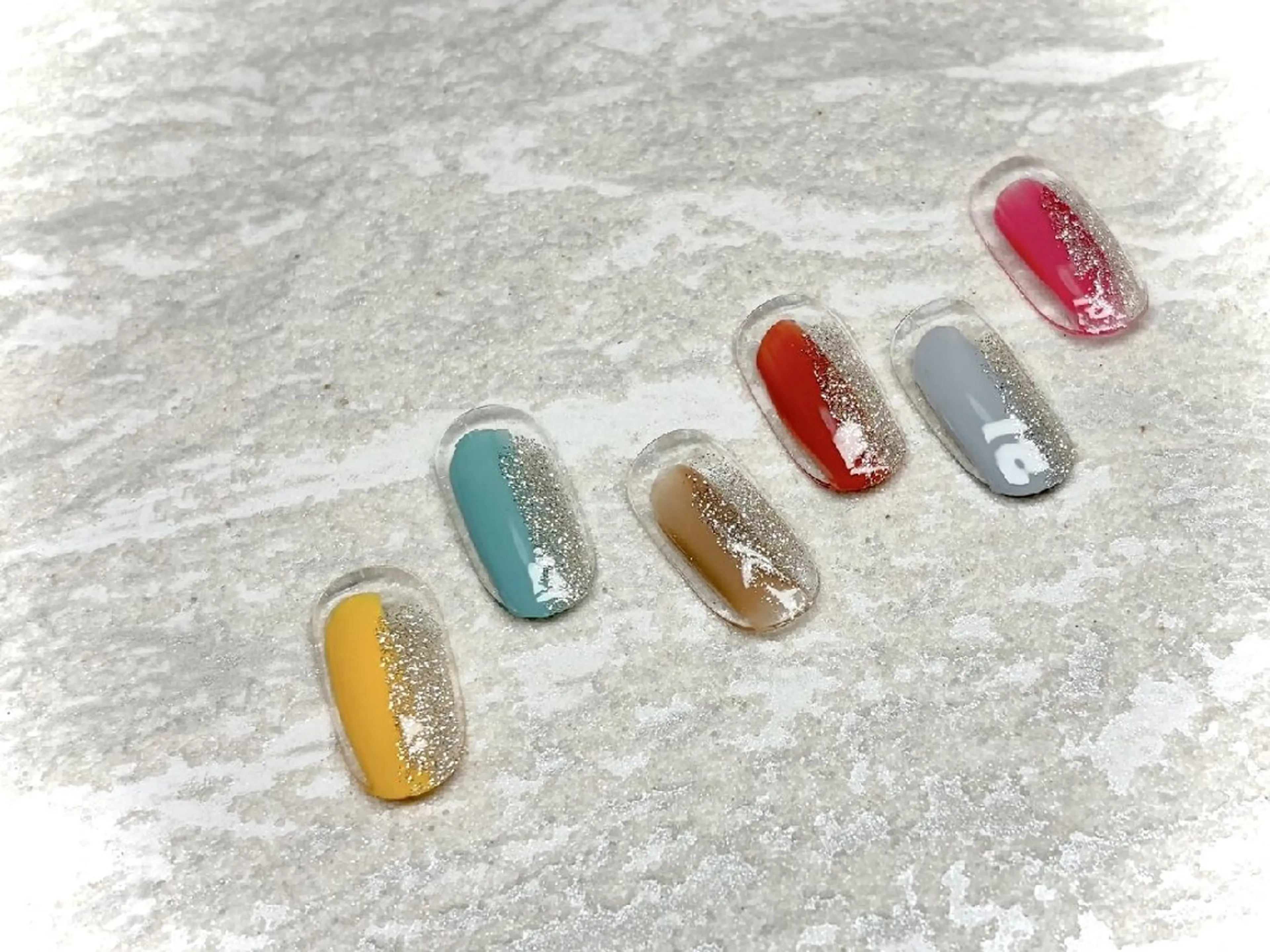 ネイル クリアネイル ニュアンスネイル 春ネイル JULIE NAILのネイルデザイン
