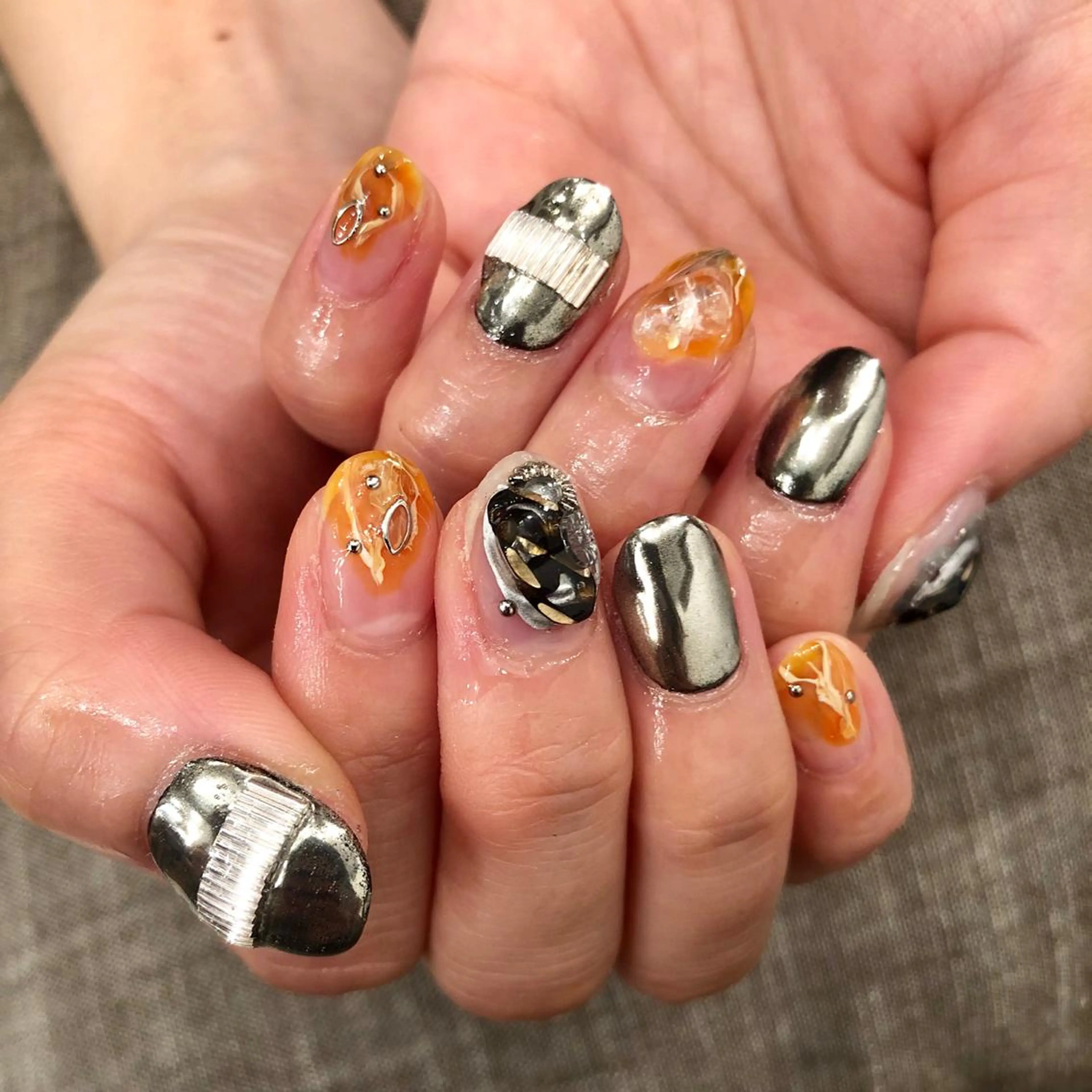 ネイル ニュアンスネイル 🎀AYAKO 🎀中韓ネイルのネイルデザイン