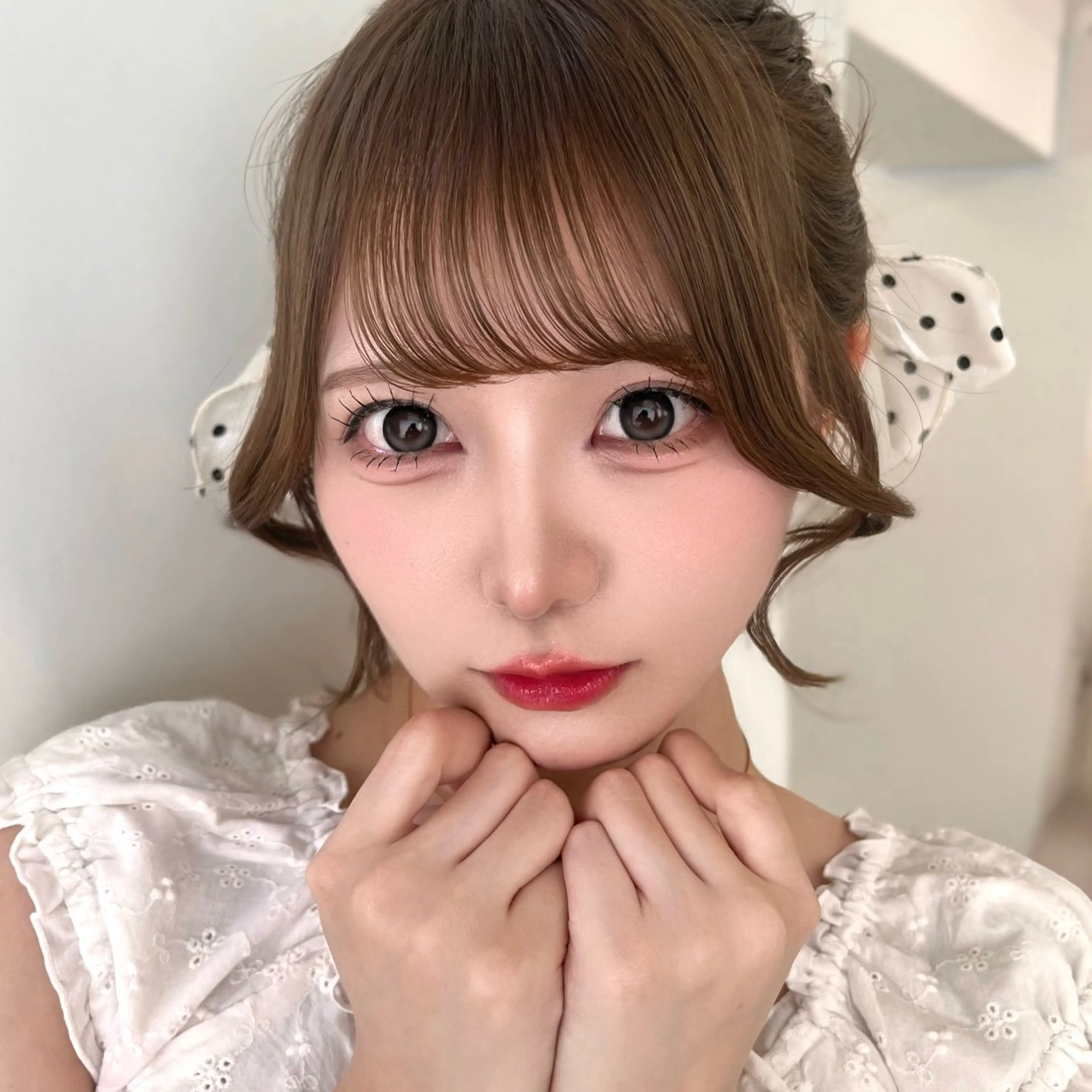 セミロング ヘアアレンジ 🪞ボブ/暖色カ ラー🧸mai🎀のヘアスタイル