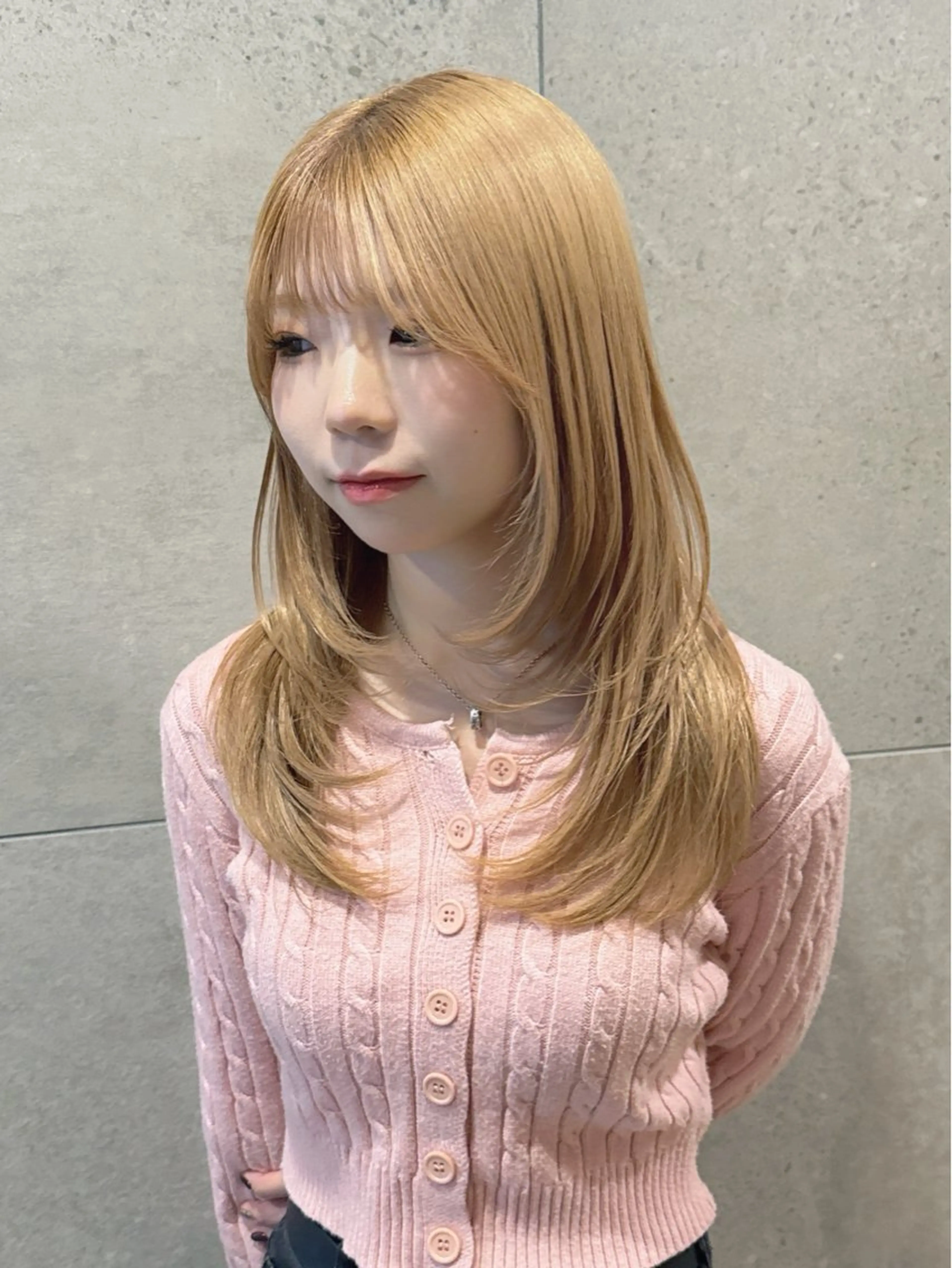 セミロング カット トリートメント レイヤーカット／ 髪質改善✨山中優のヘアスタイル