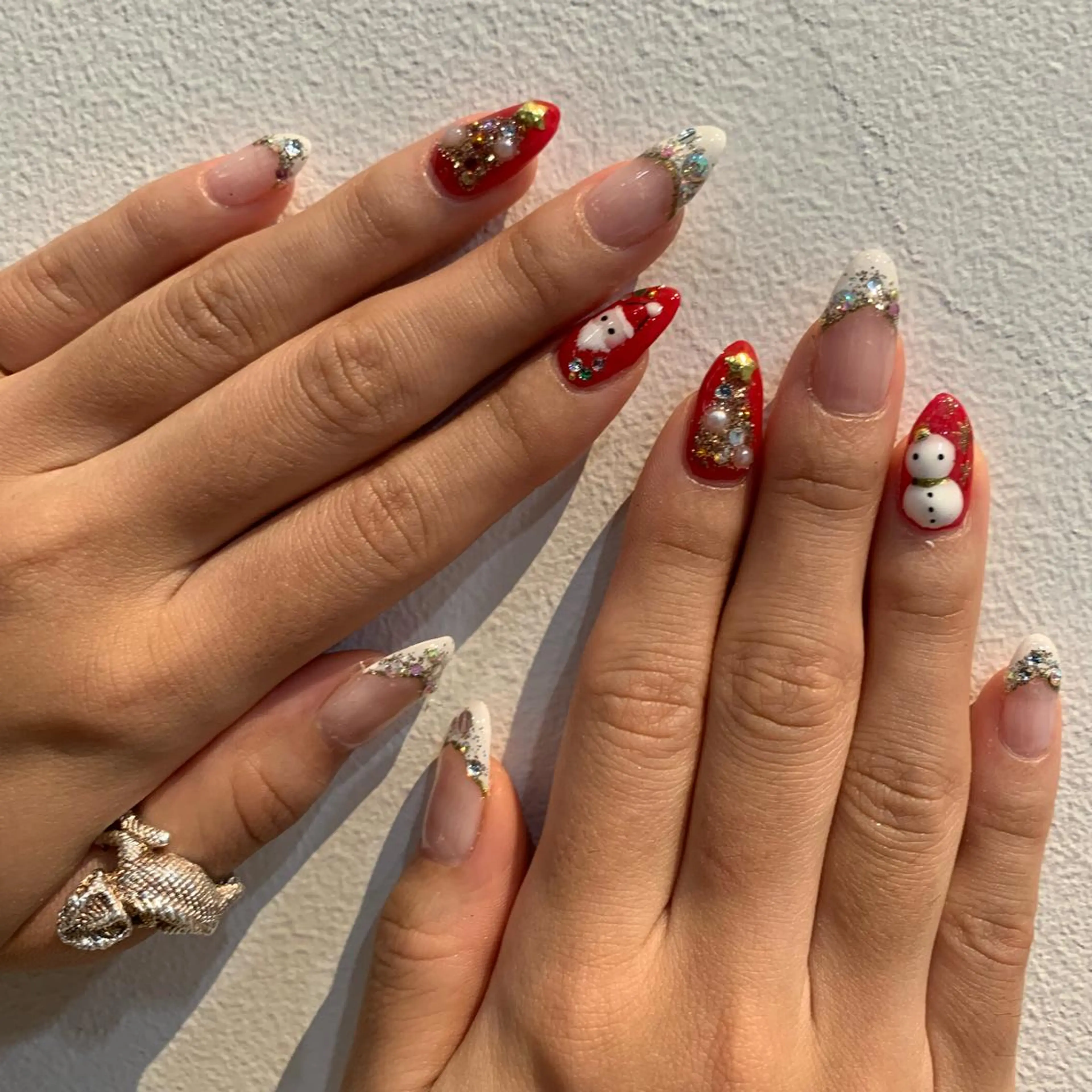 ネイル AMI ウルフパーマ/メンズのヘアスタイル