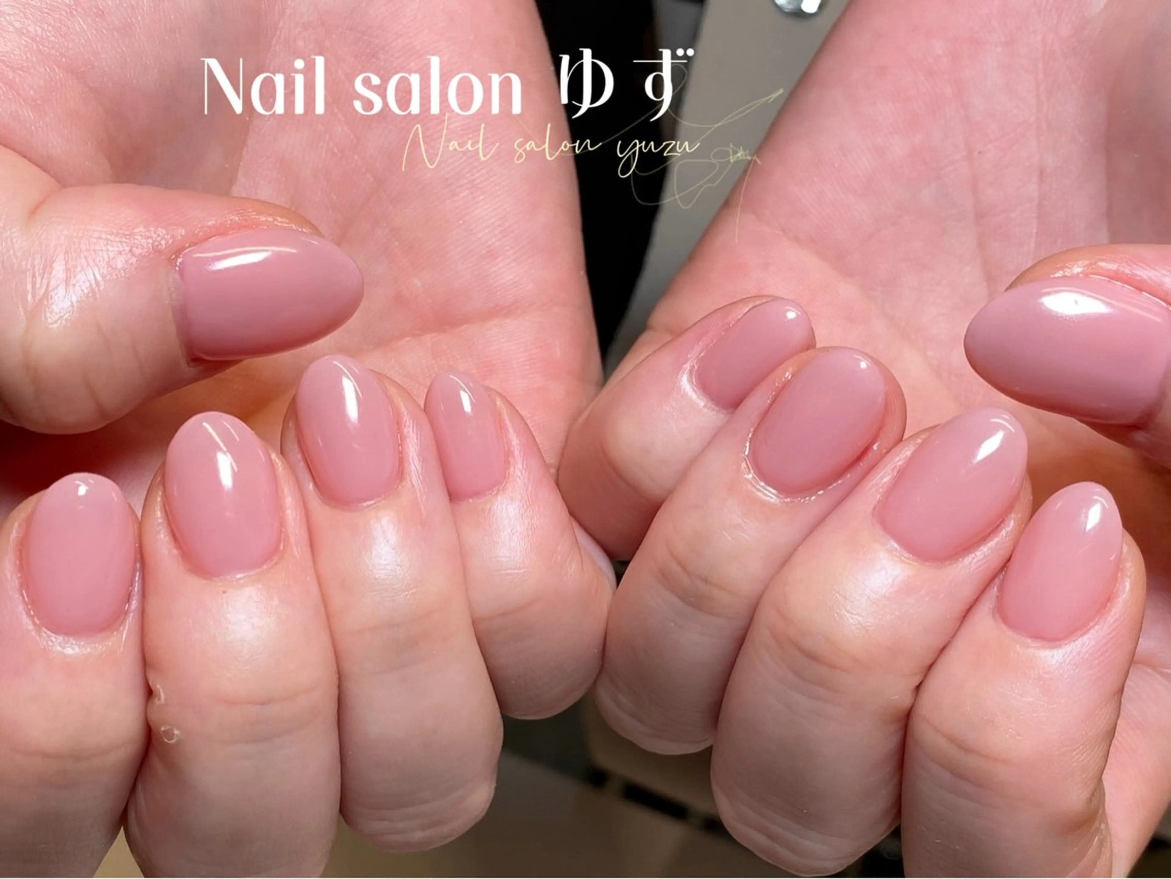 ネイル カジュアル チークネイル フットネイル フレンチネイル ジェルネイル ハンドネイル ゆず- Nail Salonのネイルデザイン