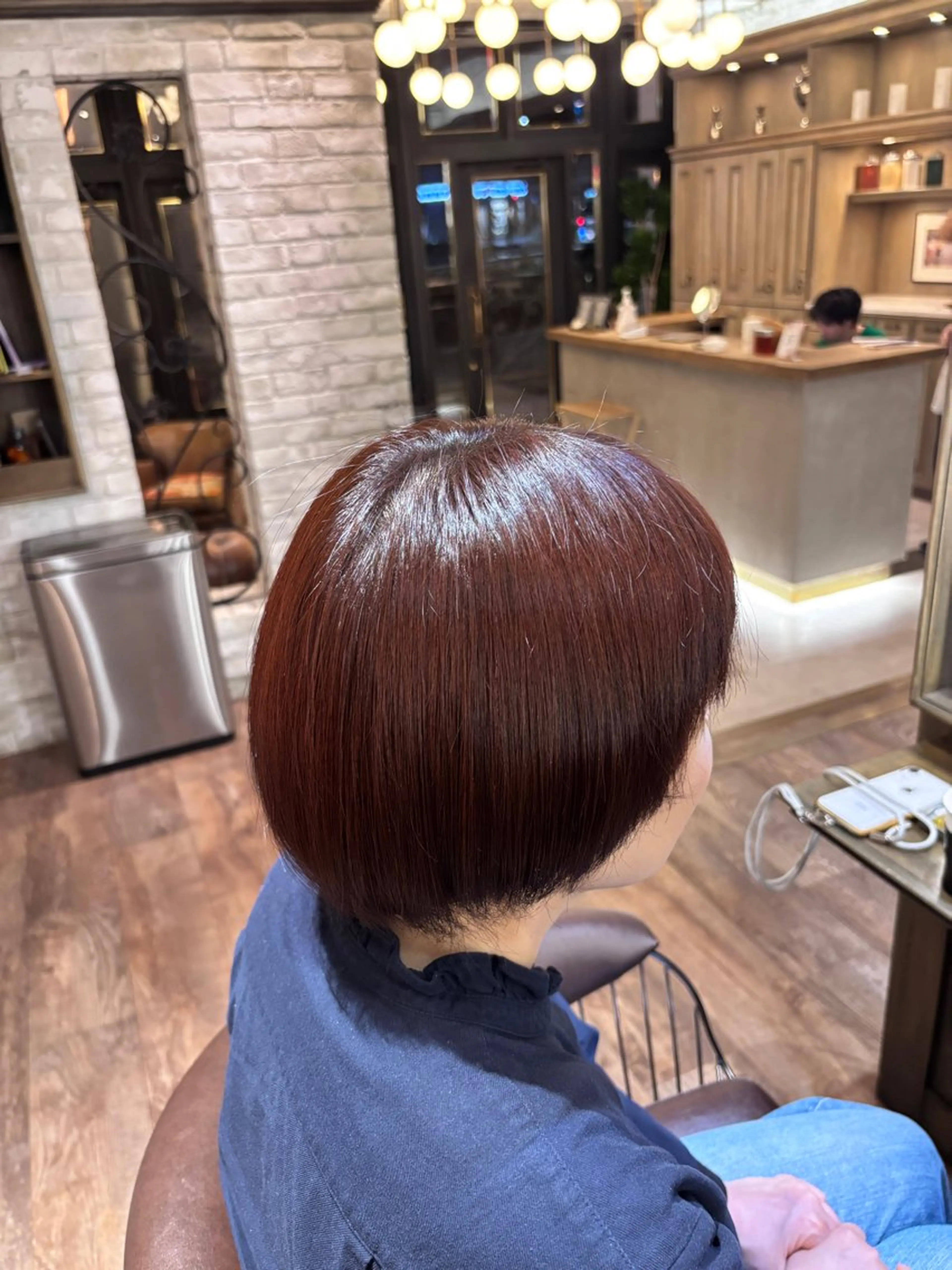 ショート カラー ブラウンカラー レッドカラー レッドブラウン Cloe仙台🌟 佐藤アミカのヘアスタイル