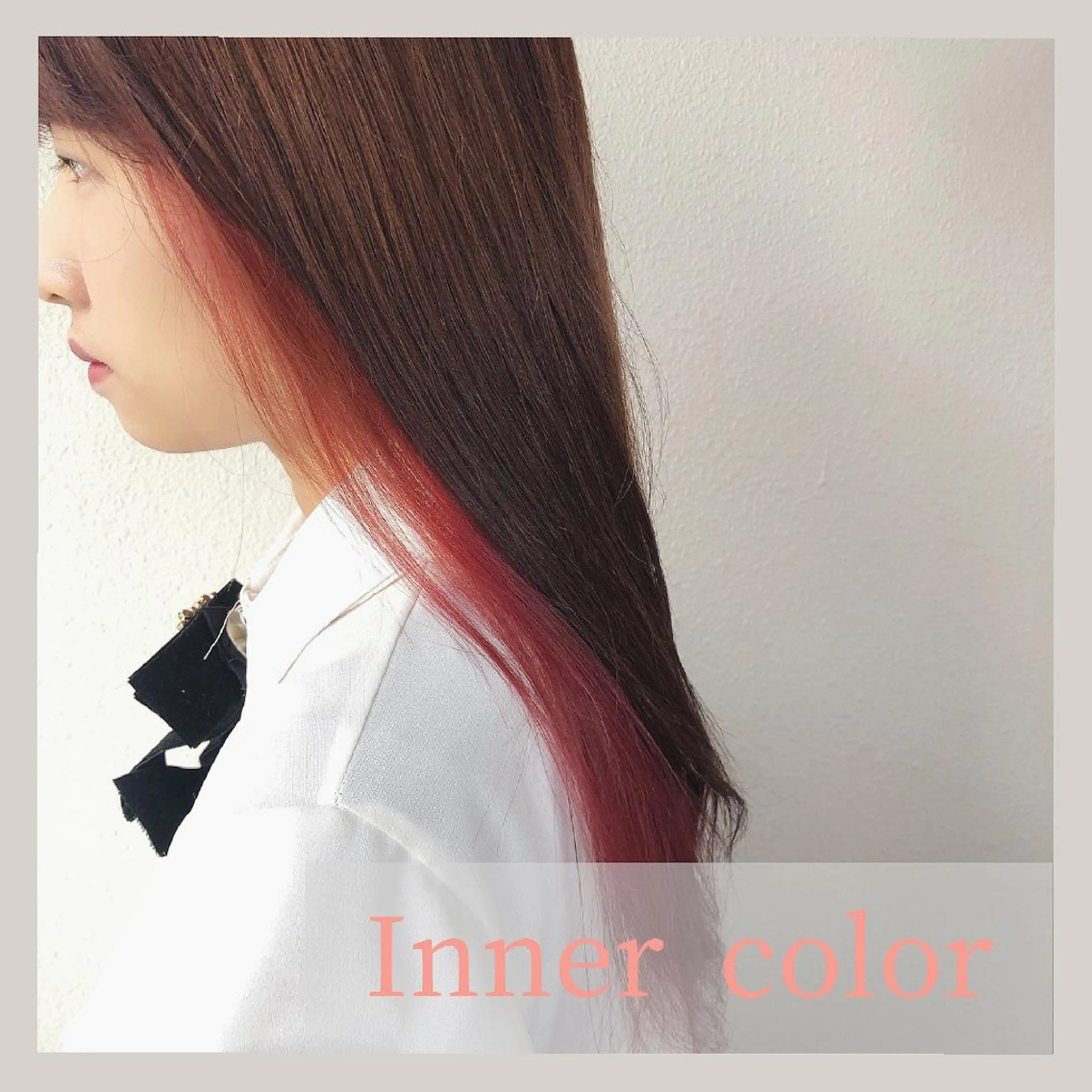 セミロング カラー ヘアアレンジ インナーカラー カット ヘアカラー トリートメント 竹内啓太 ボブのヘアスタイル