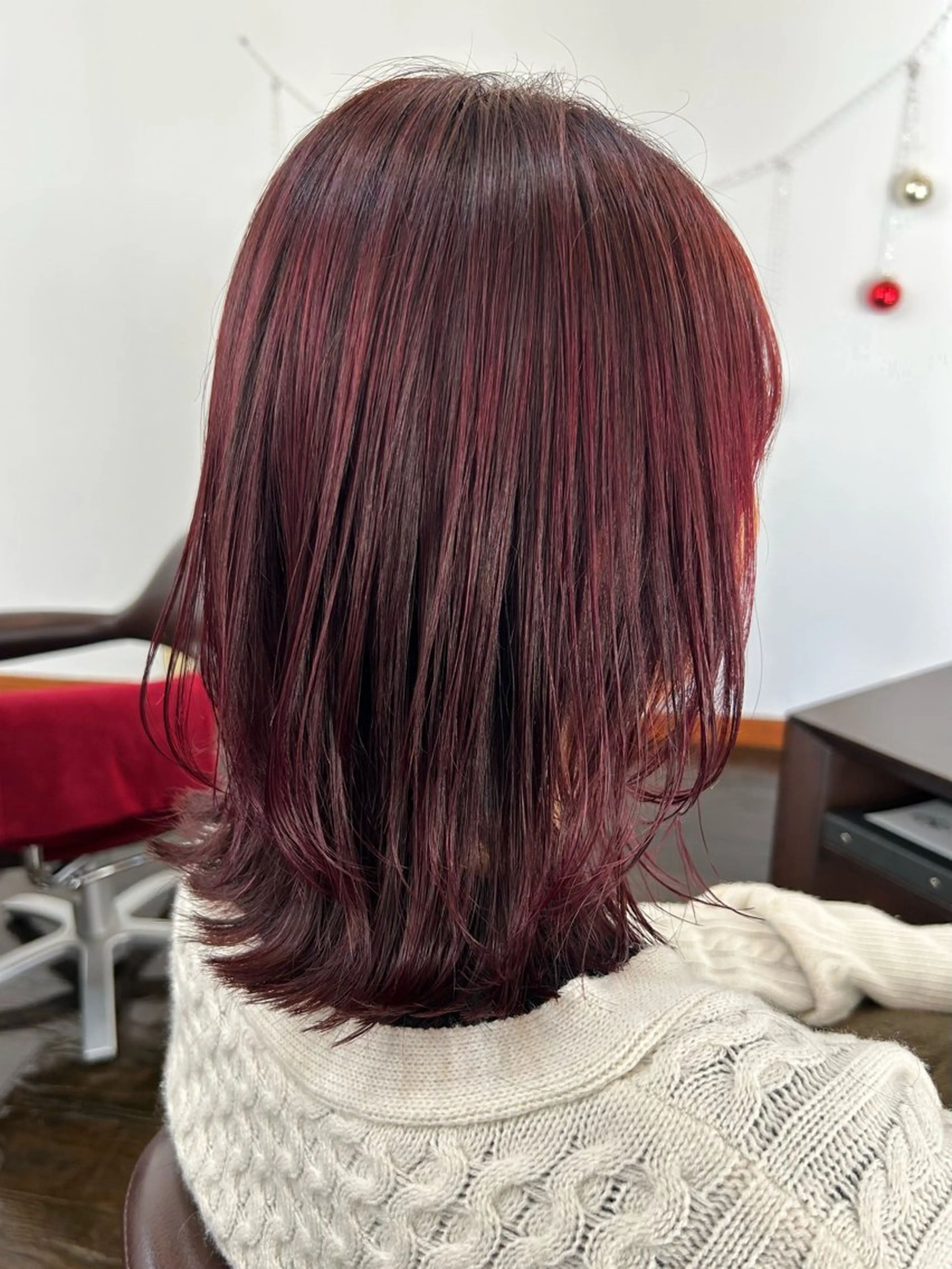 カラー カシス 坂本 瑞季 🤍 髪質改善のヘアスタイル