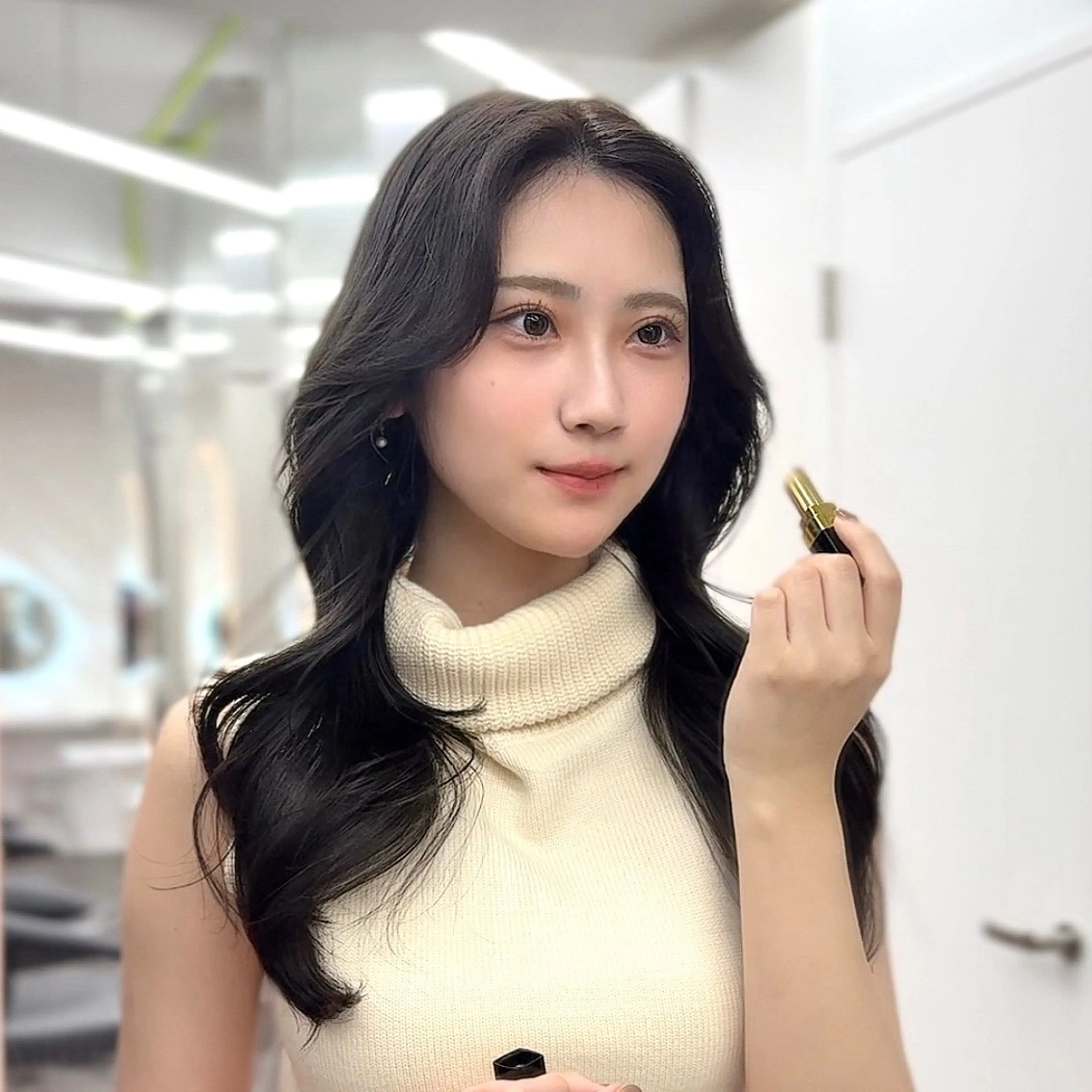 ロング カラー 髪質改善 レイヤーカット カット ヘアカラー トリートメント 山崎/ボブ縮毛矯正 レイヤー髪質改善のヘアスタイル