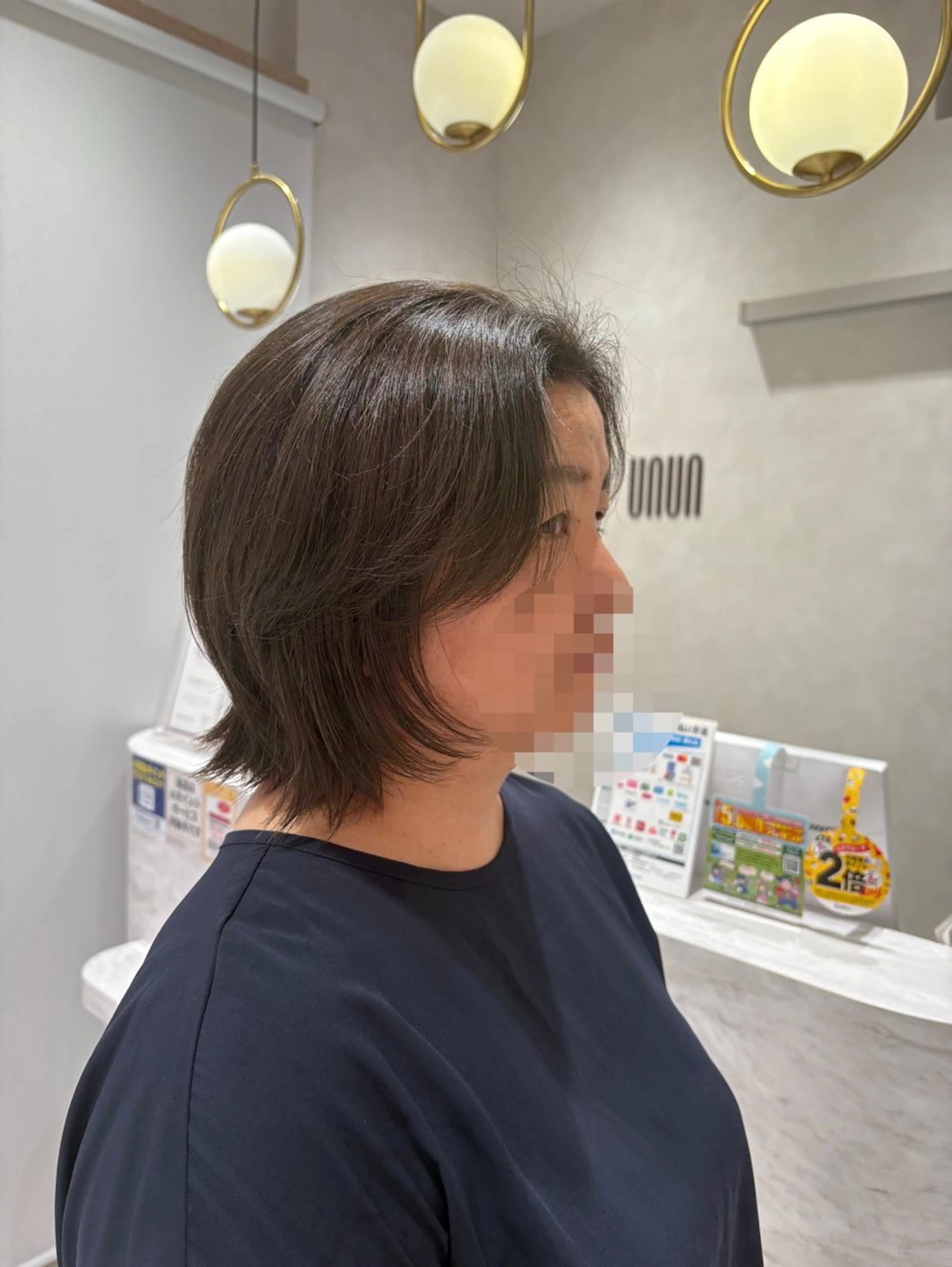 ショート カラー ボブレイヤー 透明感カラー グレージュ オリーブグレージュ オリーブグレー カット ヘアカラー レディース募集中🎀 陸 愛夏のヘアスタイル