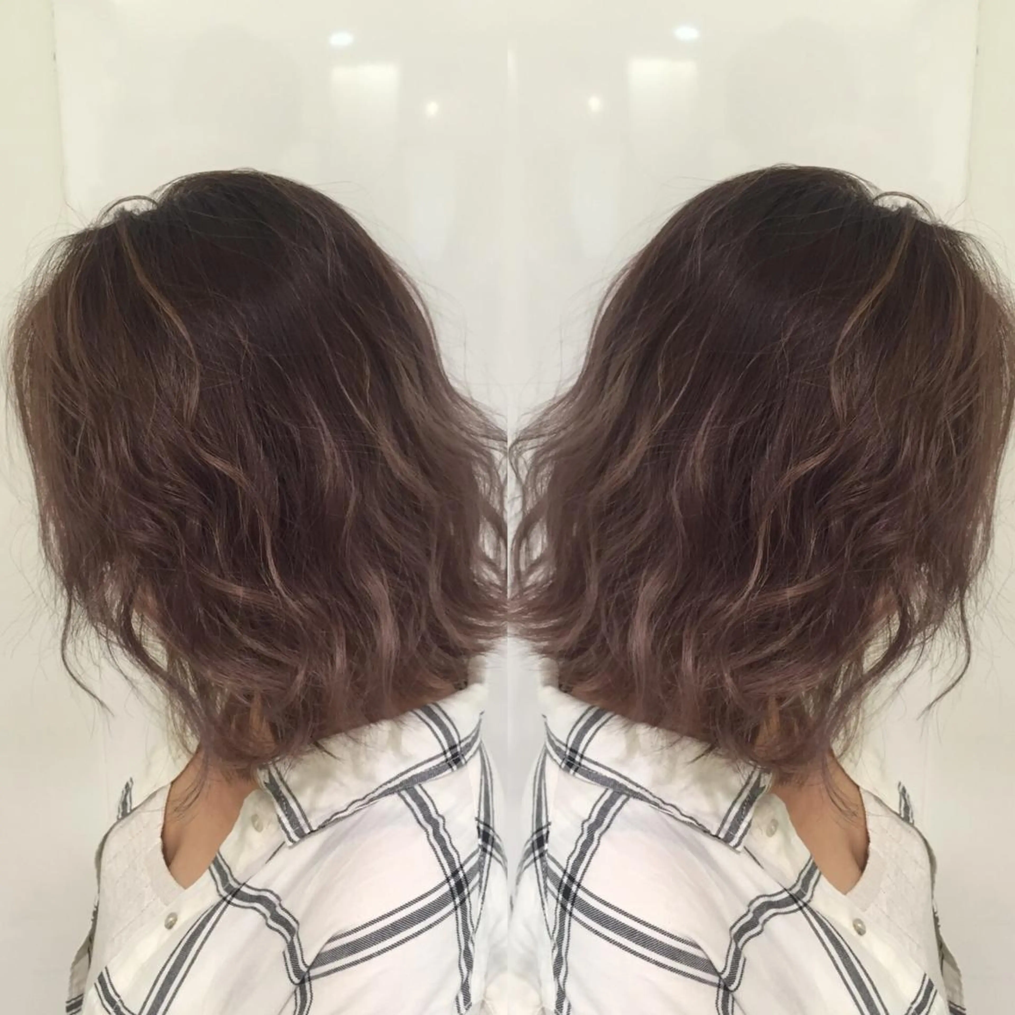 ミディアム カラー 韓国カラーエクステ 👑代表渡部雅己👑のヘアスタイル