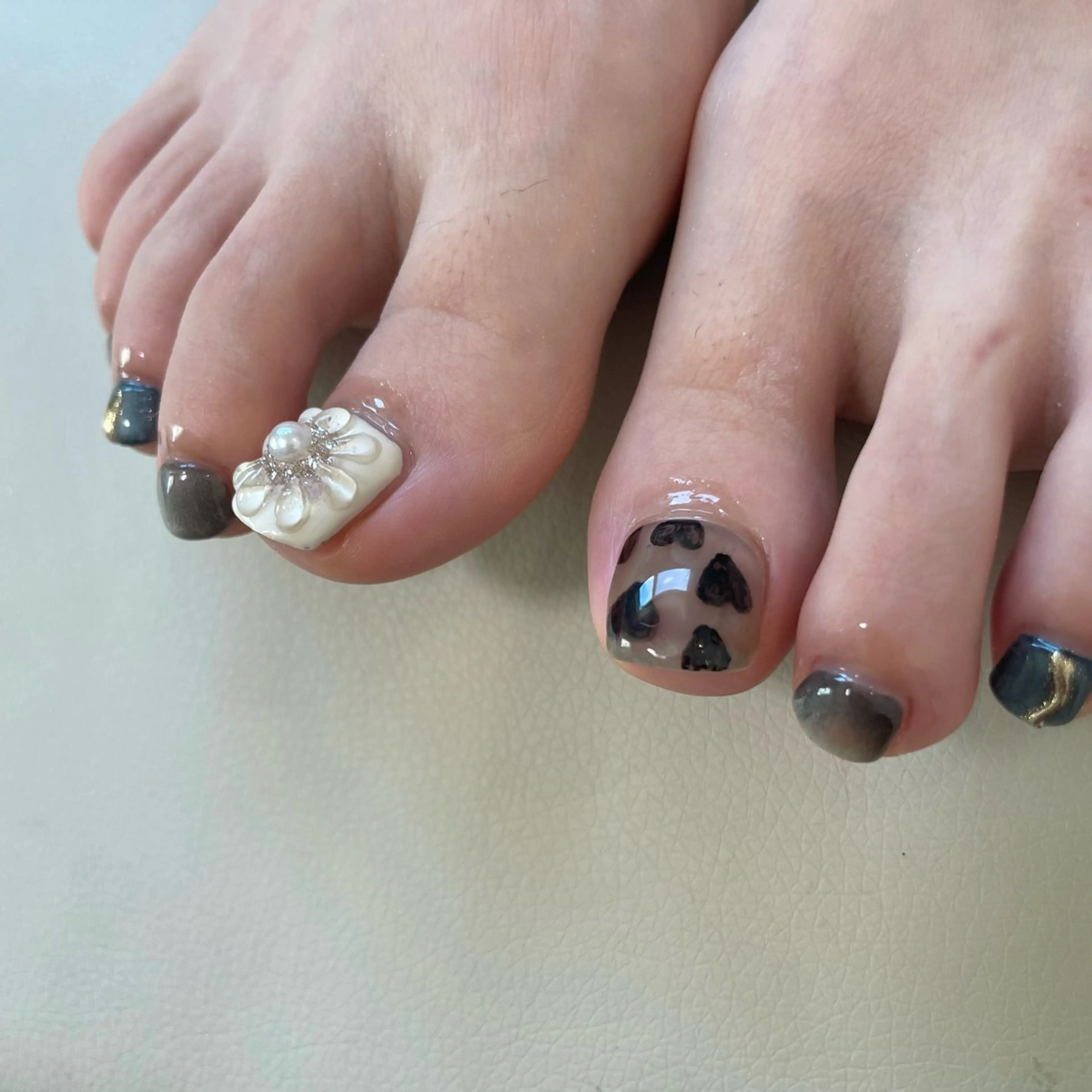 ネイル 持ち込み フットネイル Joint_ nailのネイルデザイン