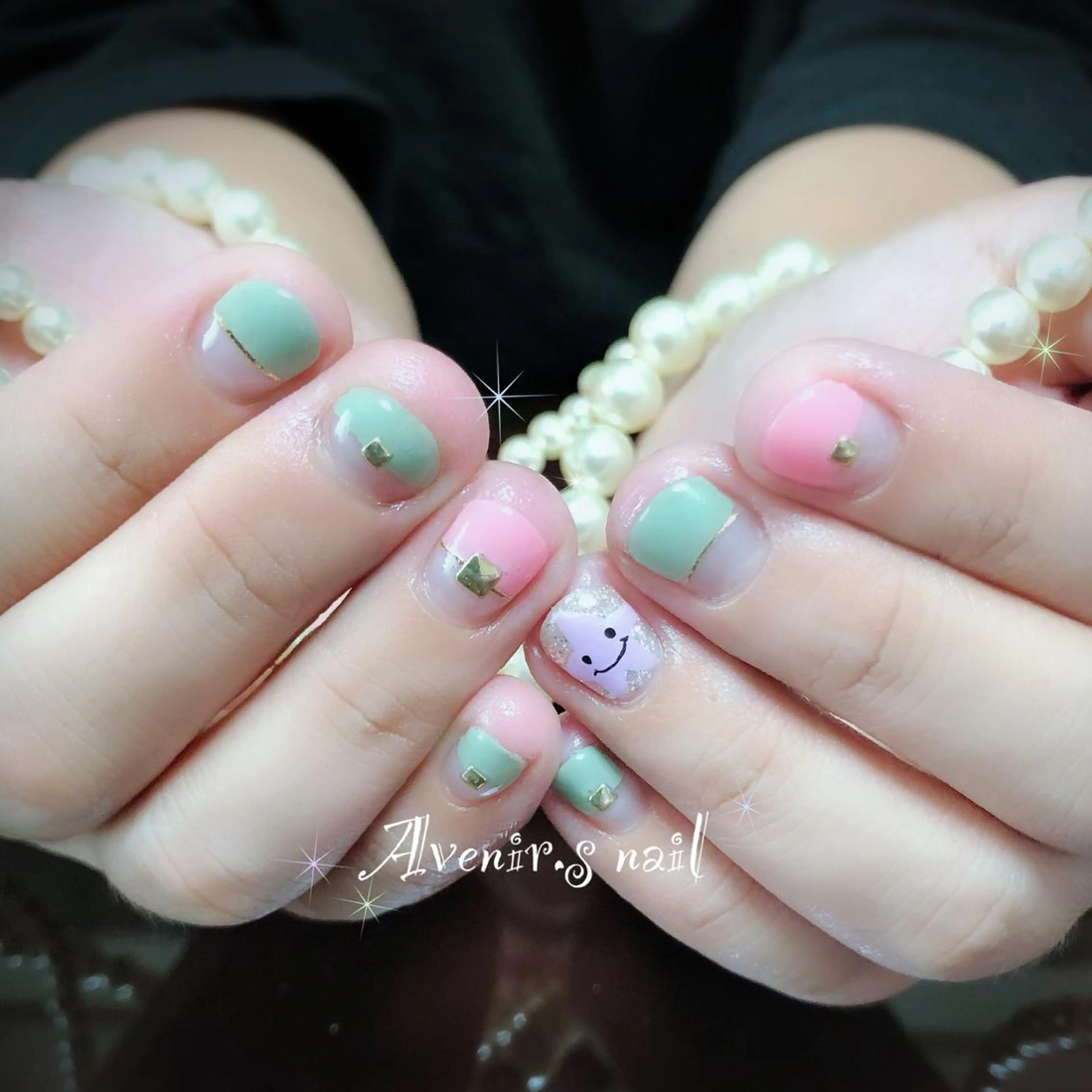 ネイル ショートネイル Home Salon Avenir.のネイルデザイン