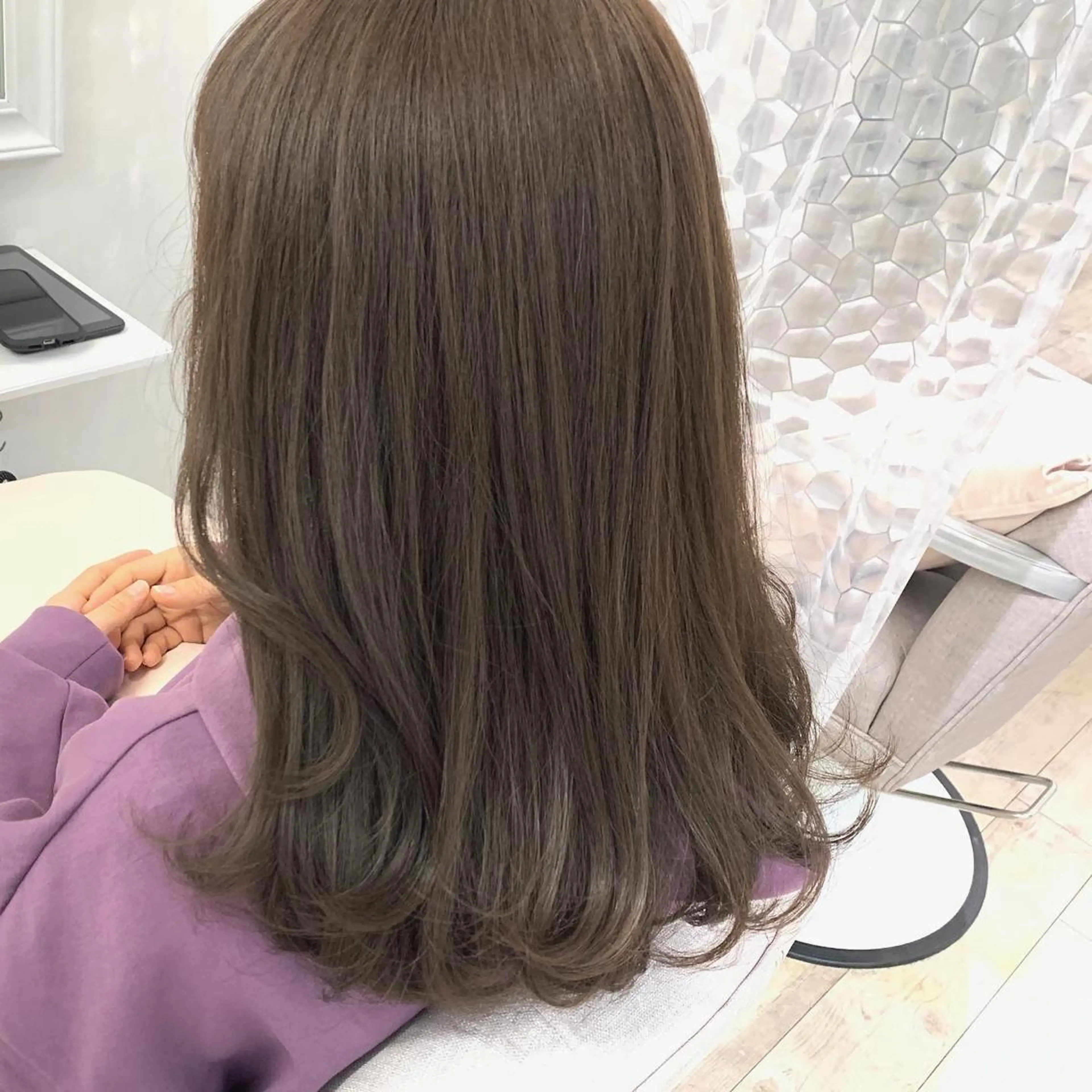 セミロング カラー HARUKA韓国ヘア /Luana梅田のヘアスタイル