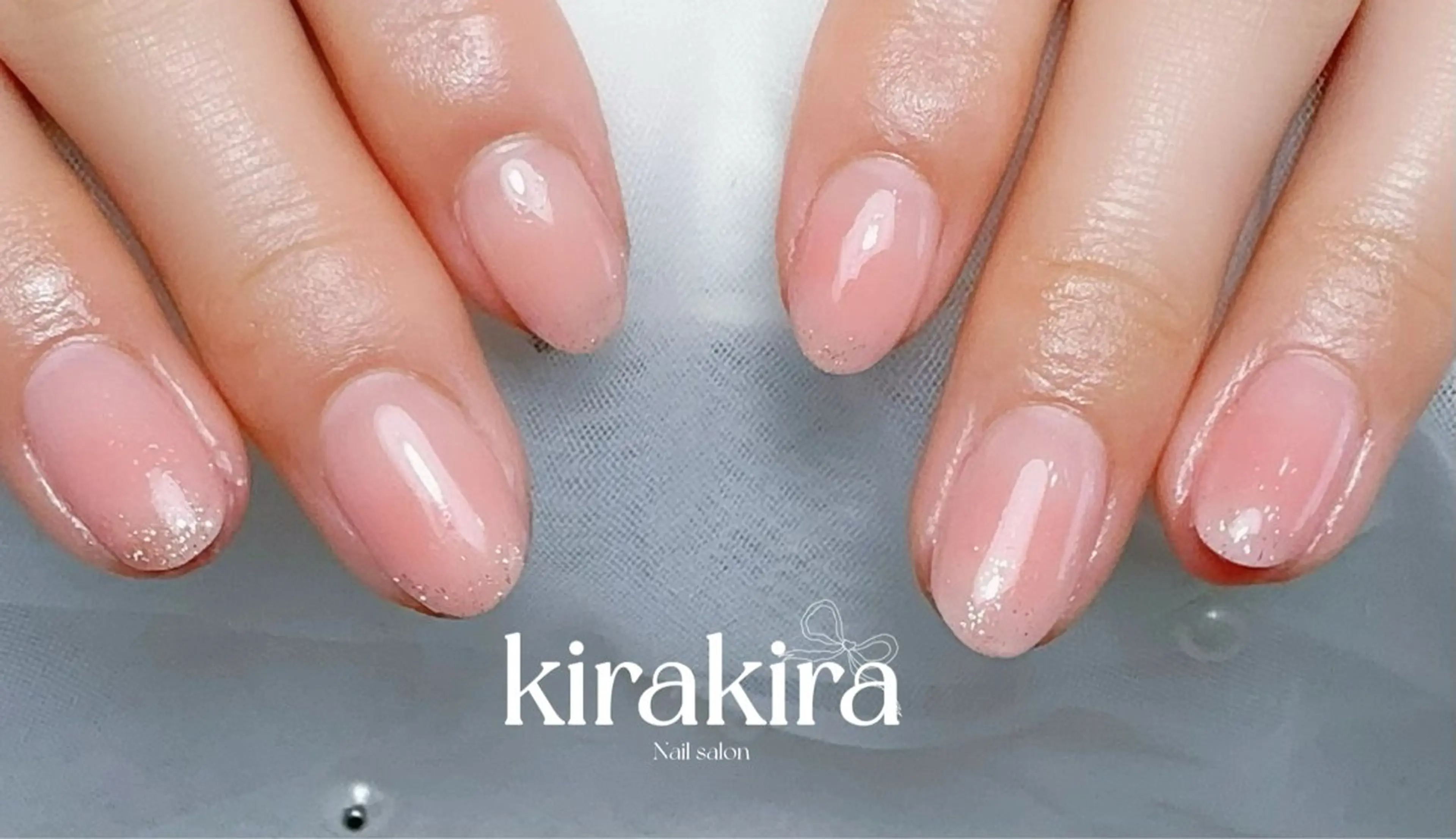 ネイル チークネイル 入学式 フットネイル 卒業式 キラキラネイル Kirakira Nail salonのネイルデザイン