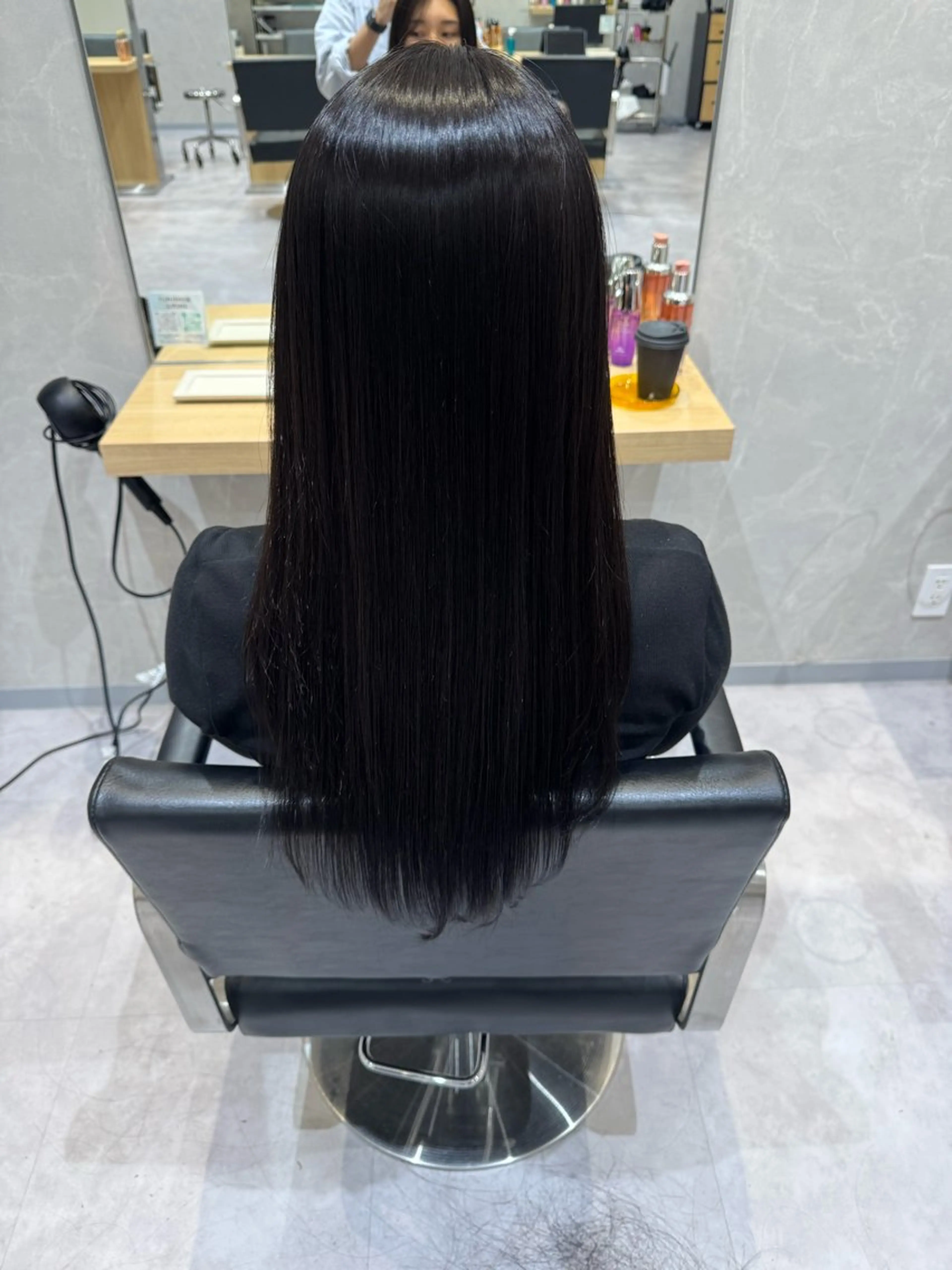 ロング 髪質改善 ヘアカラー 縮毛矯正 トリートメント 髪質改善/縮毛矯正 /メンズパーマ川田のヘアスタイル