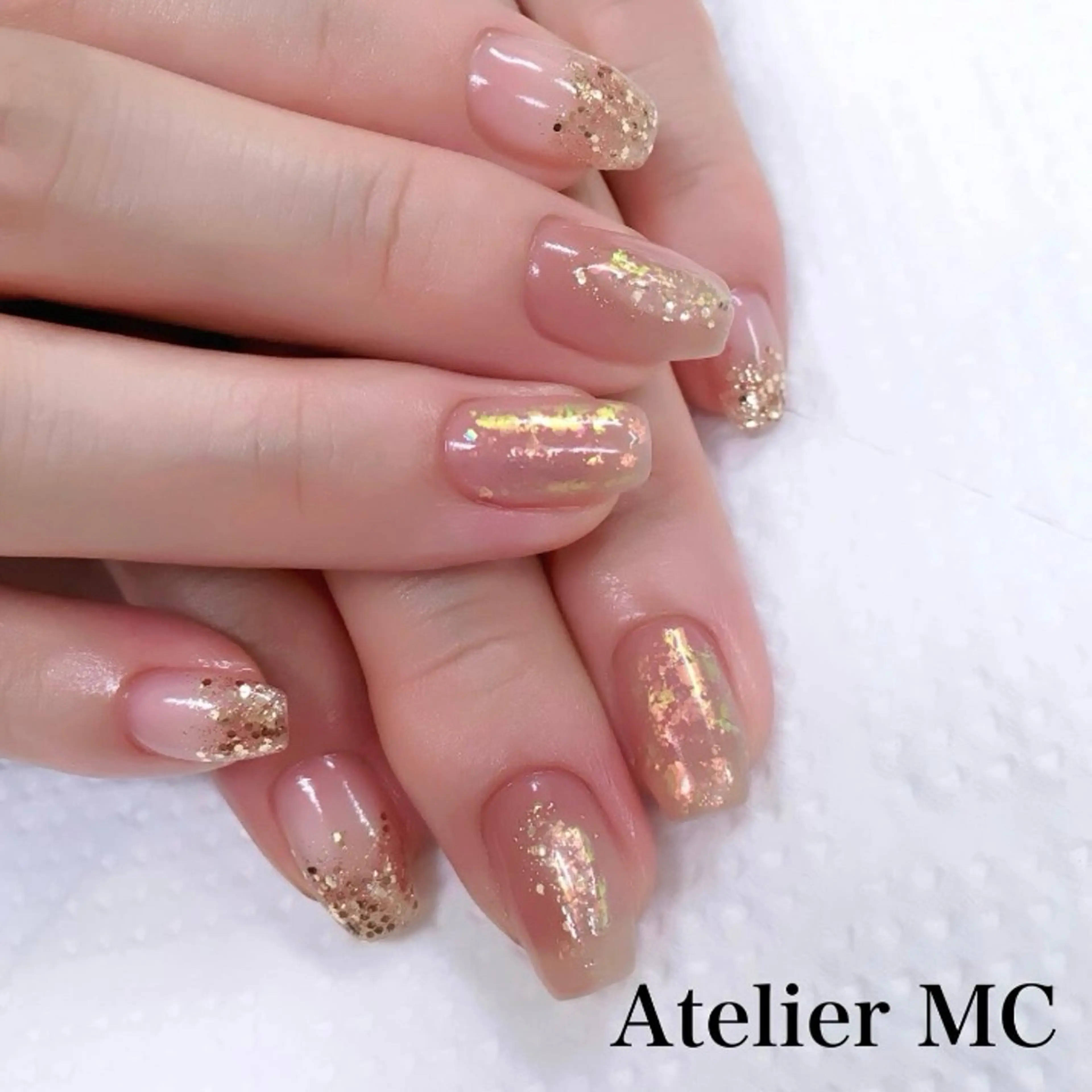 ✨ごたわりの一癖✨ラメグラニュアンス❣️写真デザイン固定のサービスメニュー❣️の写真