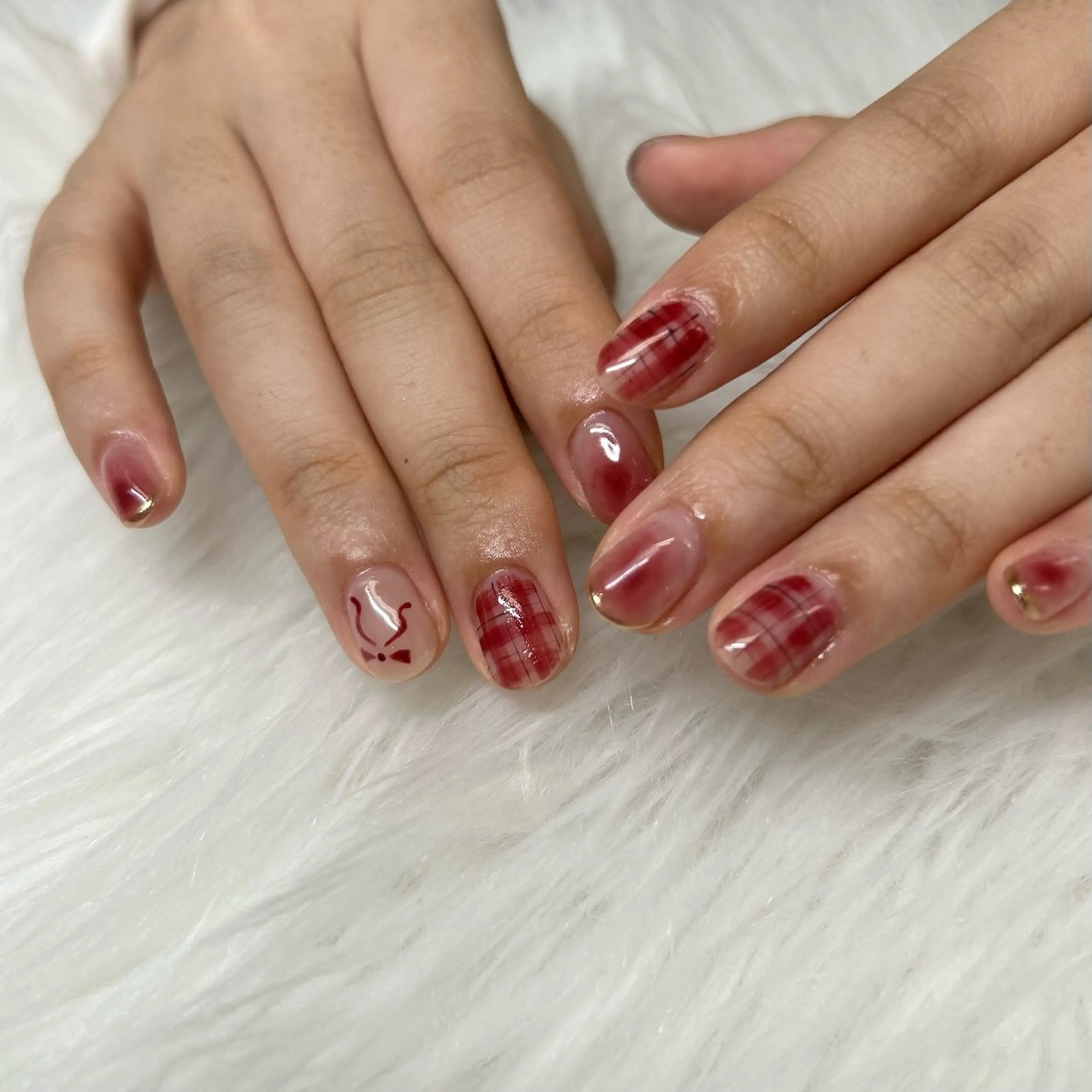 ミディアム ハンドネイル nail salon chai Asakaのネイルデザイン