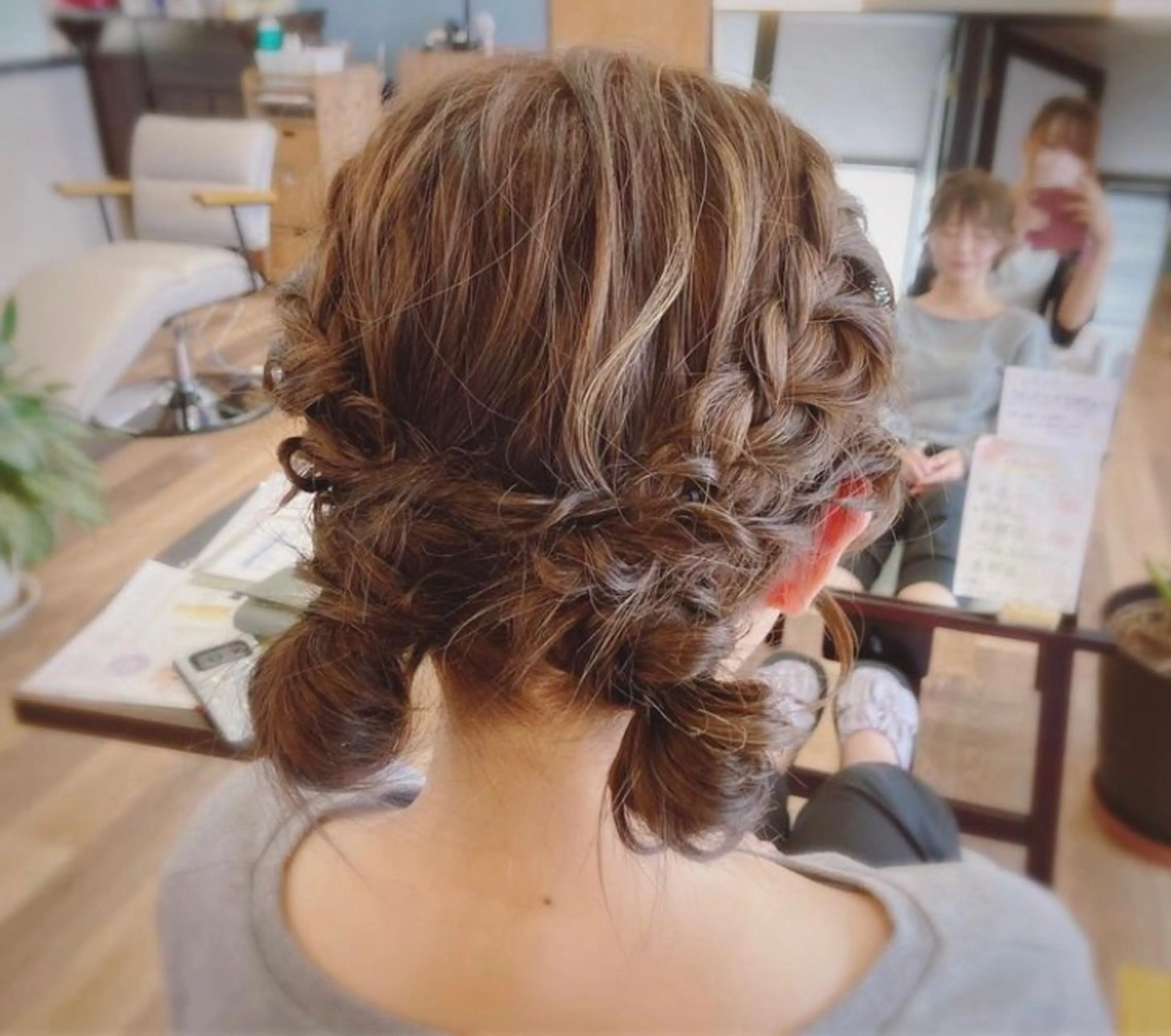 ヘアセットの写真