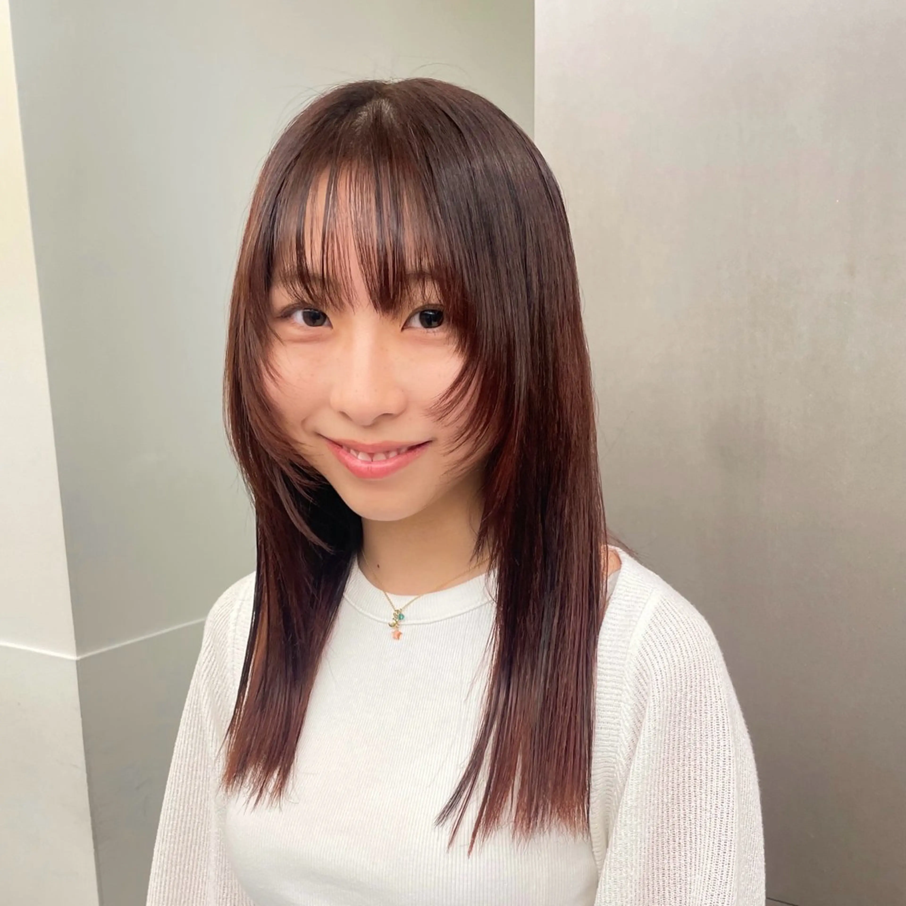 ロング カラー ベージュカラー ブリーチ 透明感カラー ダブルカラー ブリーチなしカラー 髪質改善/ボブ 🌻Mutsumiのヘアスタイル