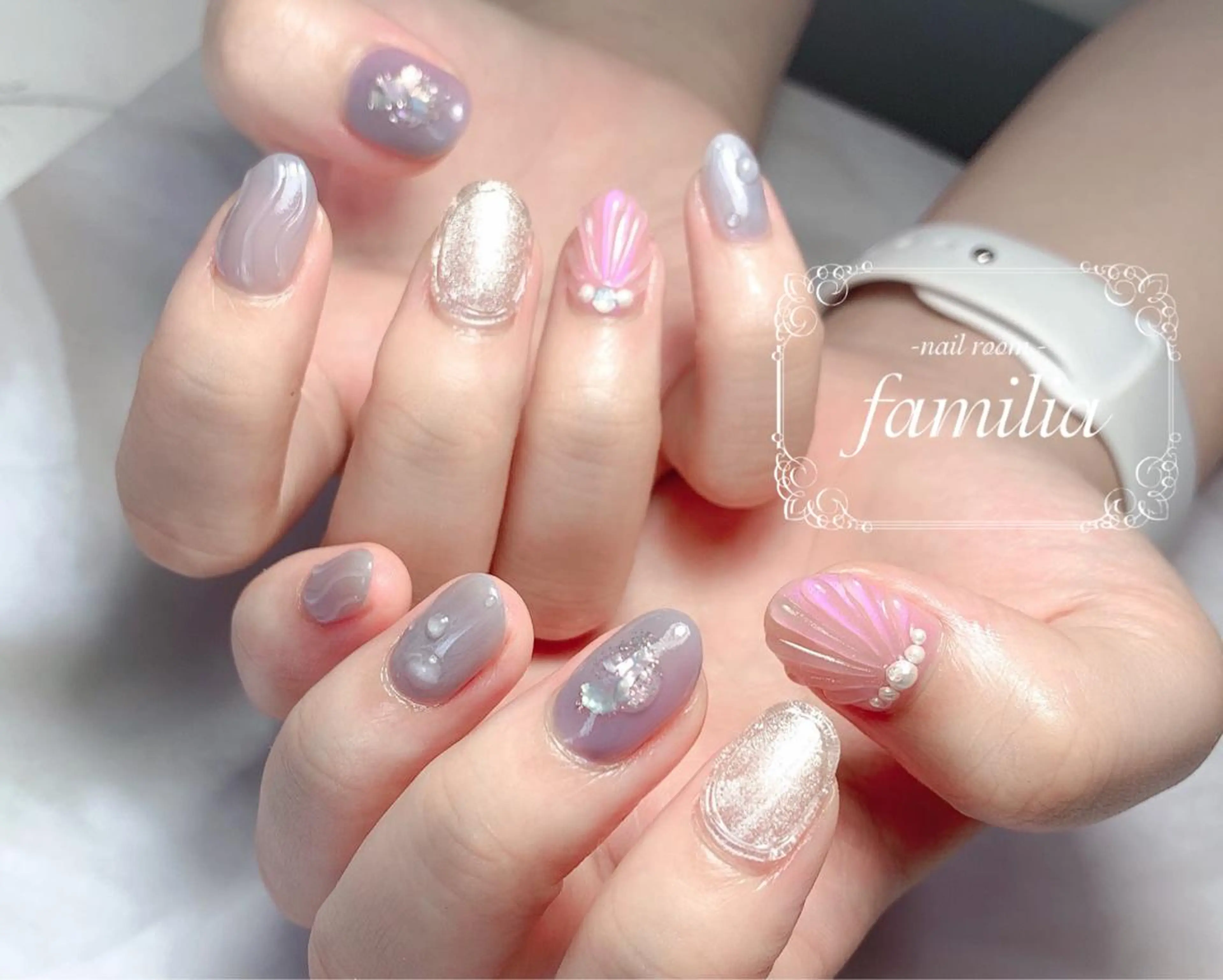 ネイル ハンドネイル -nailroom- familiaのネイルデザイン