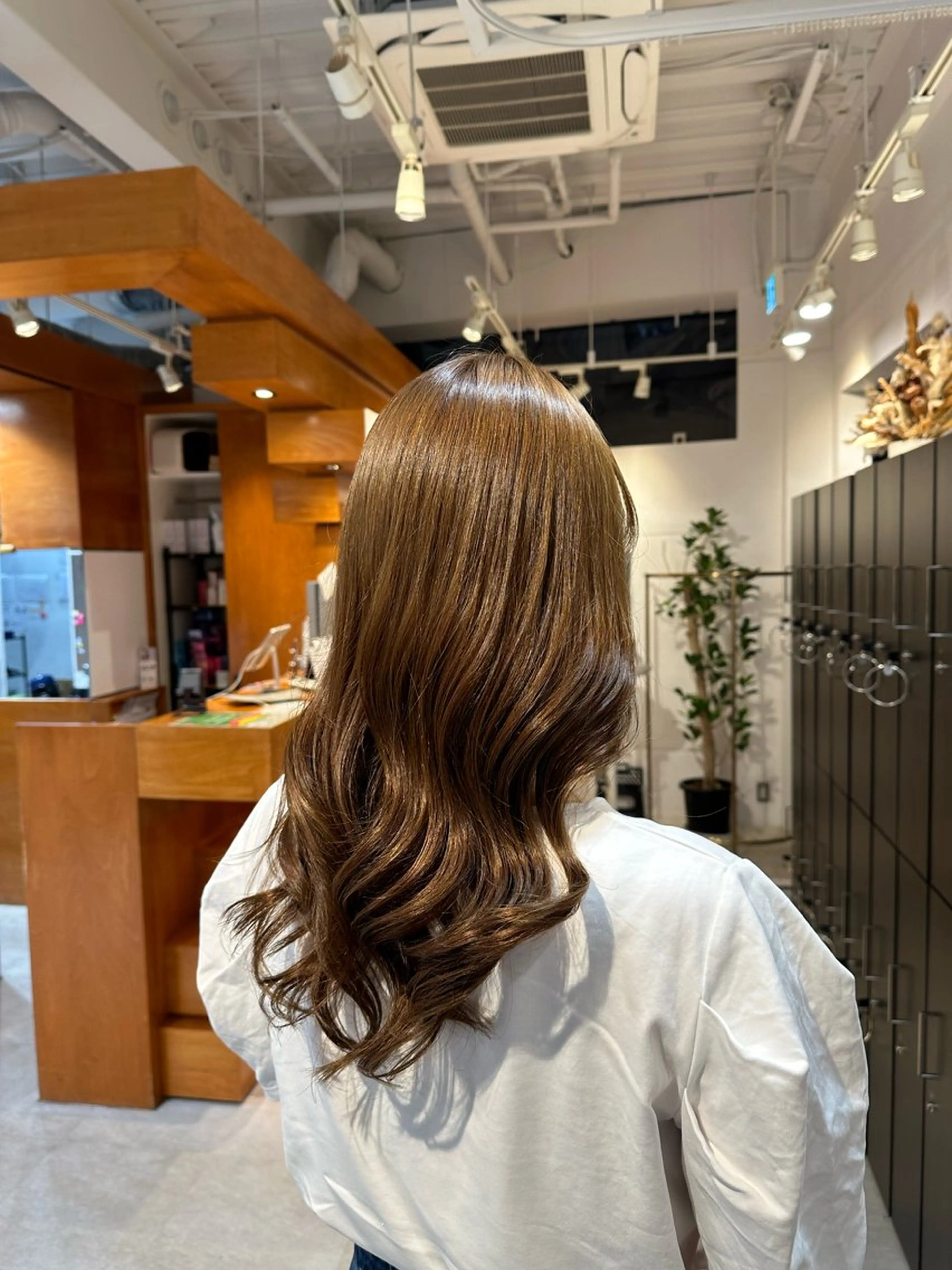 ロング カラー ひらい るなのヘアスタイル