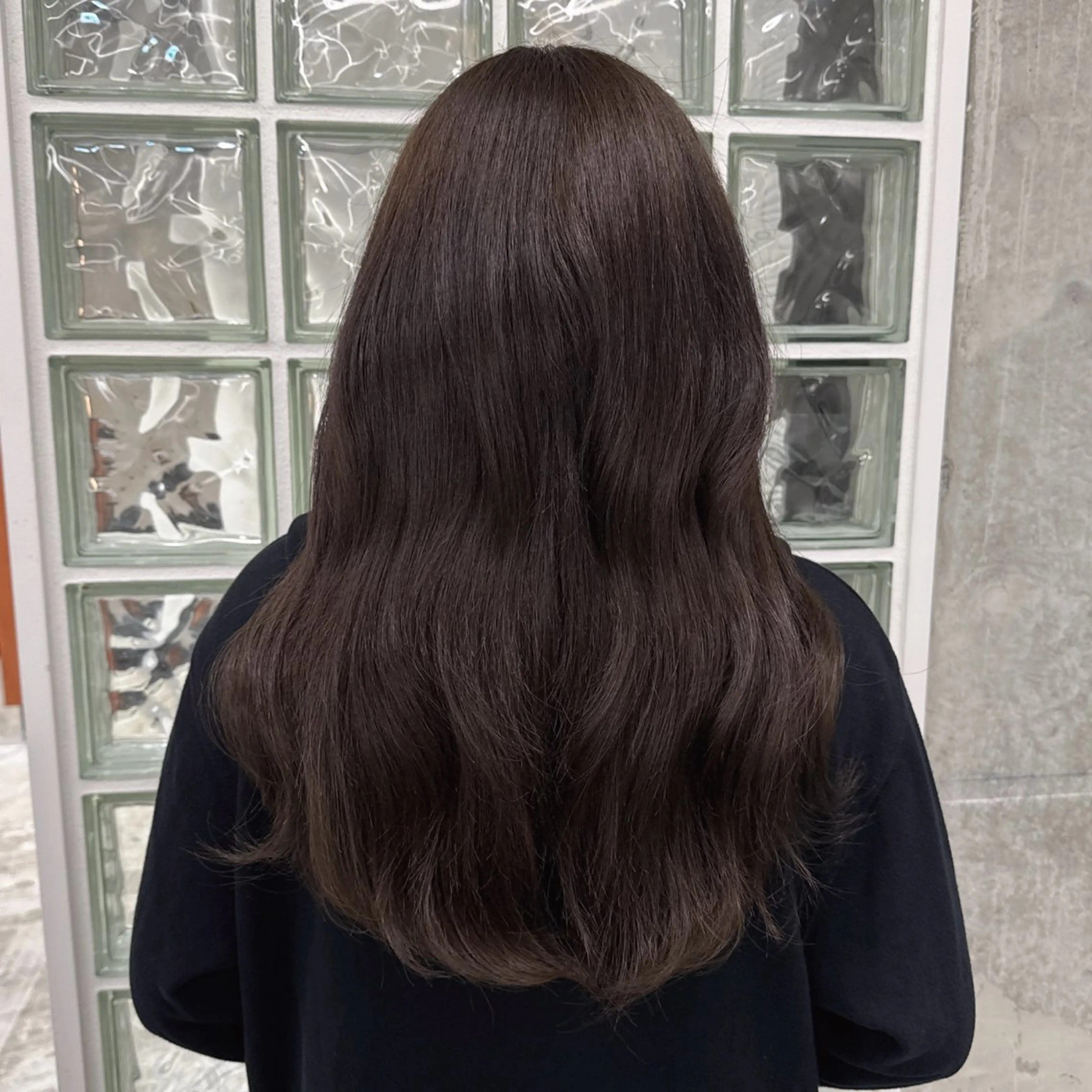 カラー ヘアカラー トリートメント ヘアセット 秋永 鈴のヘアスタイル