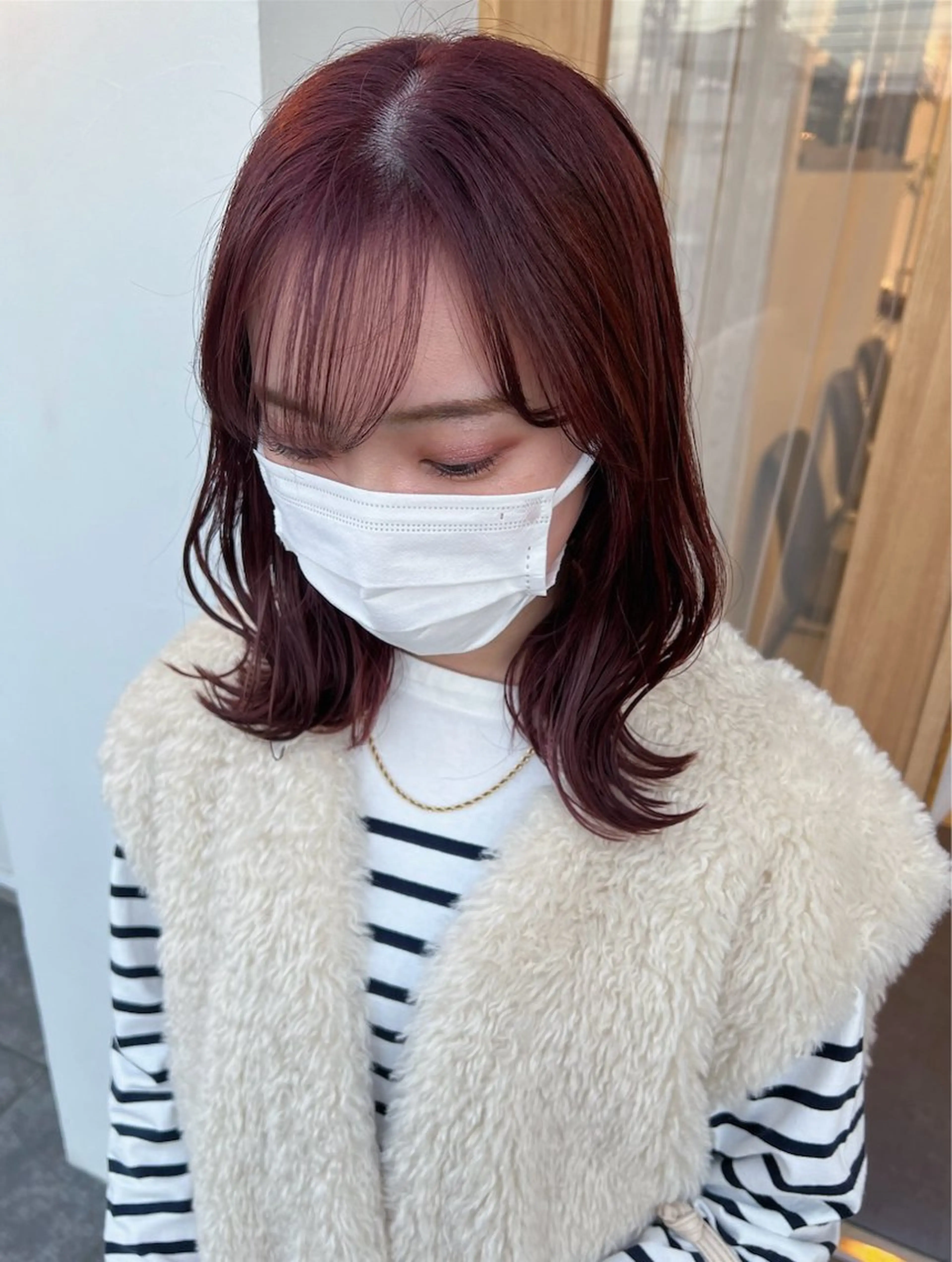 ミディアム ヘアカラー トリートメント cher. naoのヘアスタイル