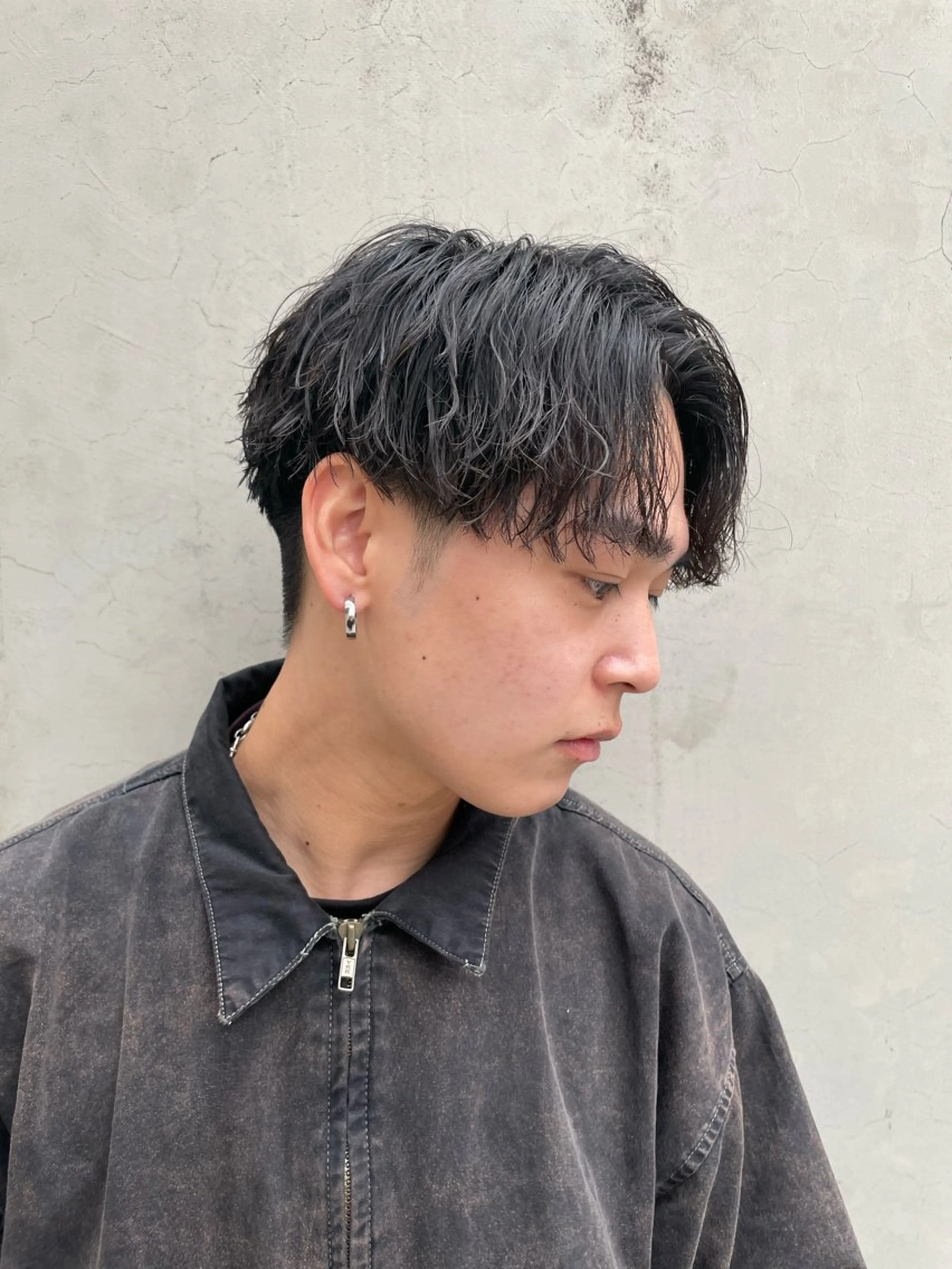 ショート カラー パーマ ヘアアレンジ メンズ カット パーマ トリートメント ヘアセット 亀井隆汰/メンズ専門 パーマ特化美容師のヘアスタイル