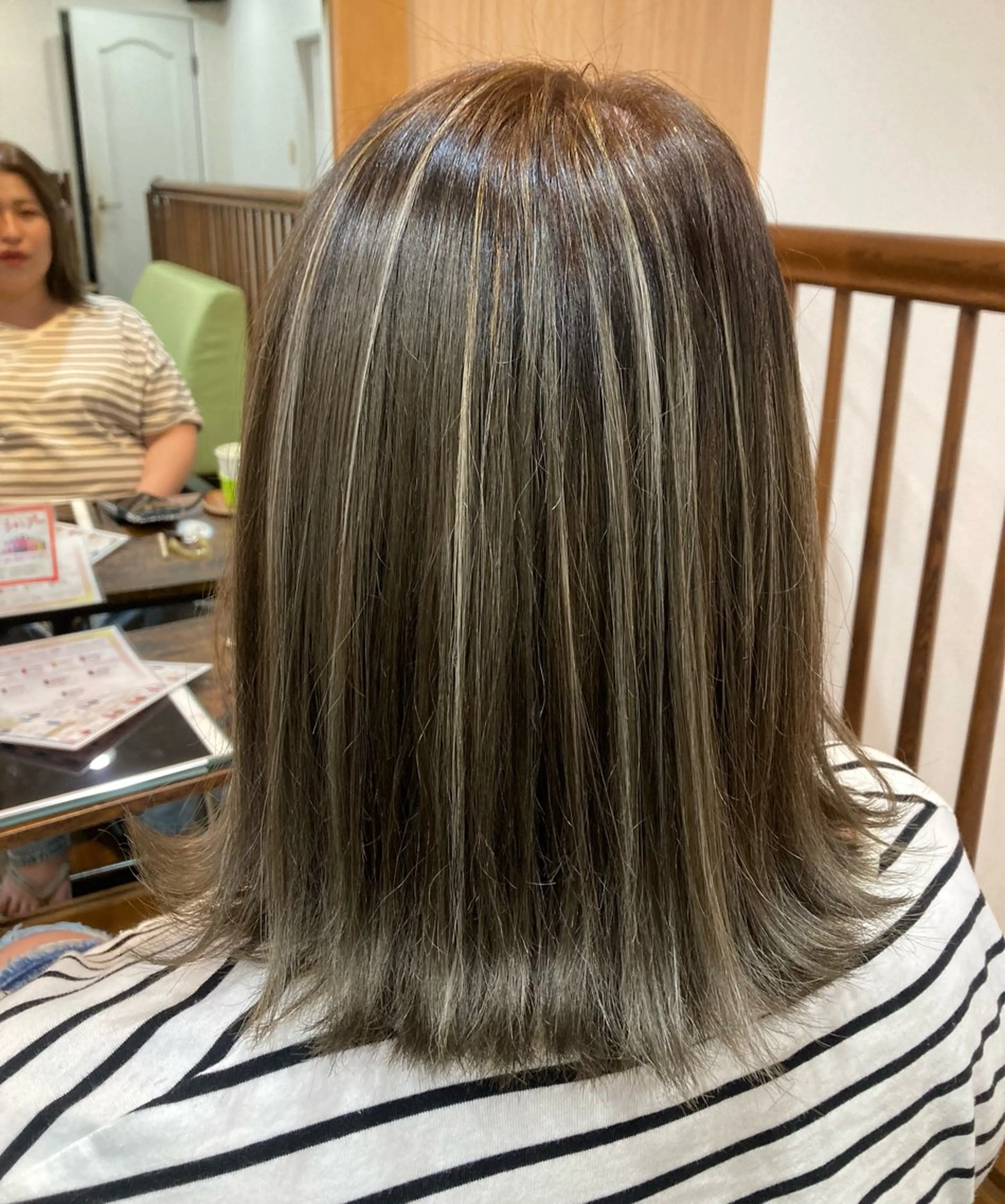 ロング 髪質改善カラー 縮毛矯正🤍辻桃加のヘアスタイル