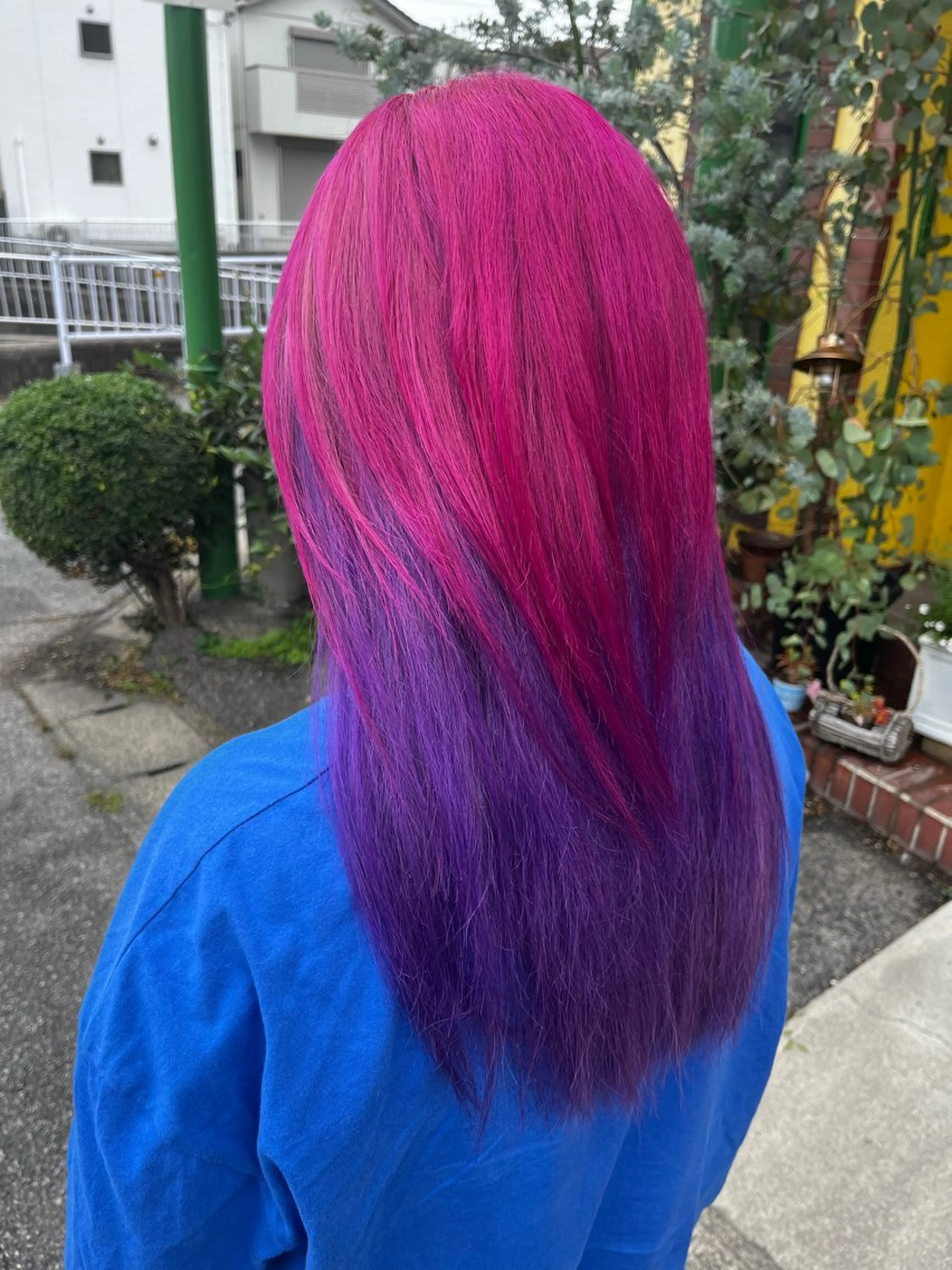 セミロング カラー ツートーンカラー カット ヘアカラー トリートメント 大坪 拓斗のヘアスタイル