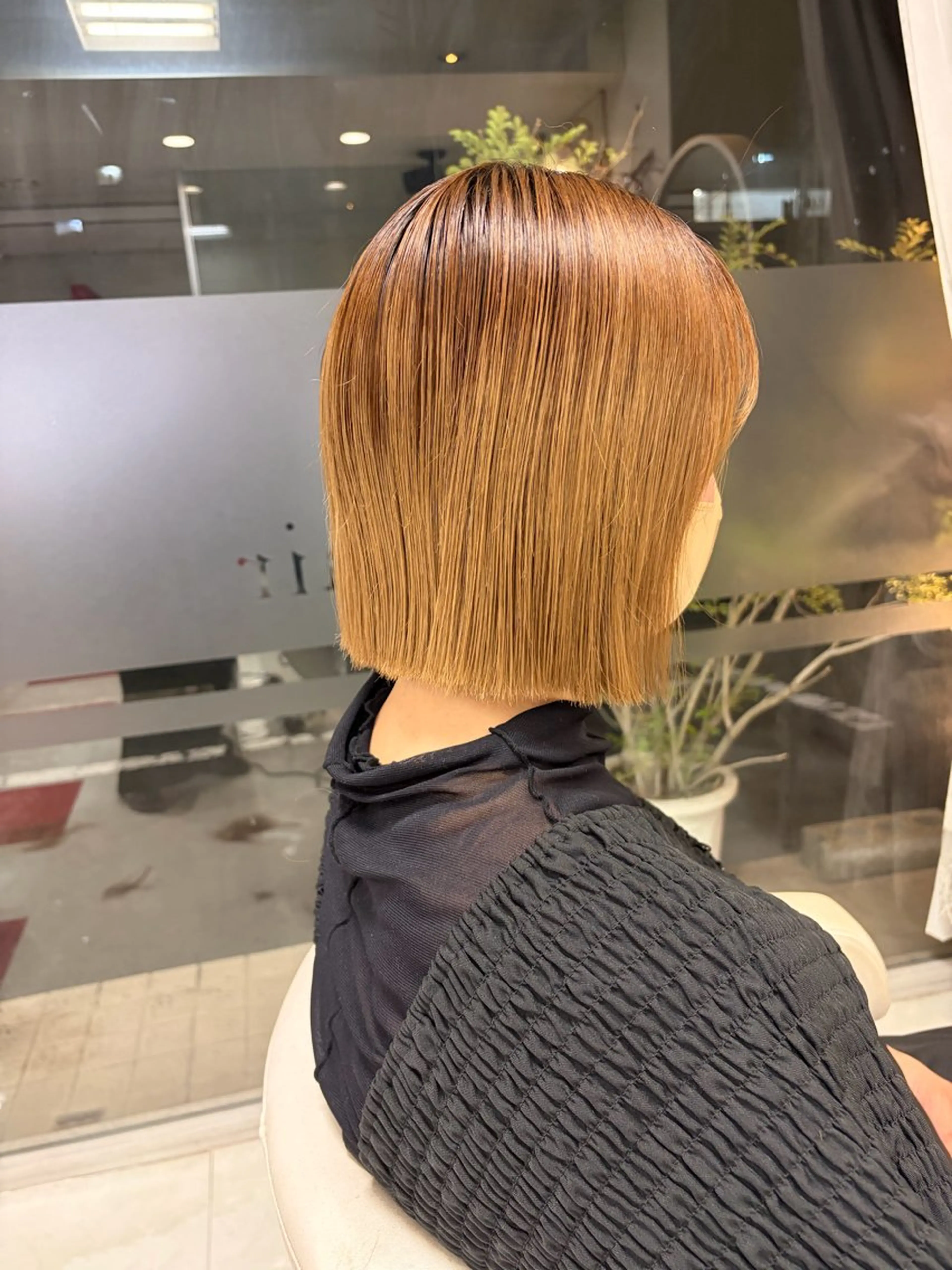 ミディアム 藤本 麗夏のヘアスタイル