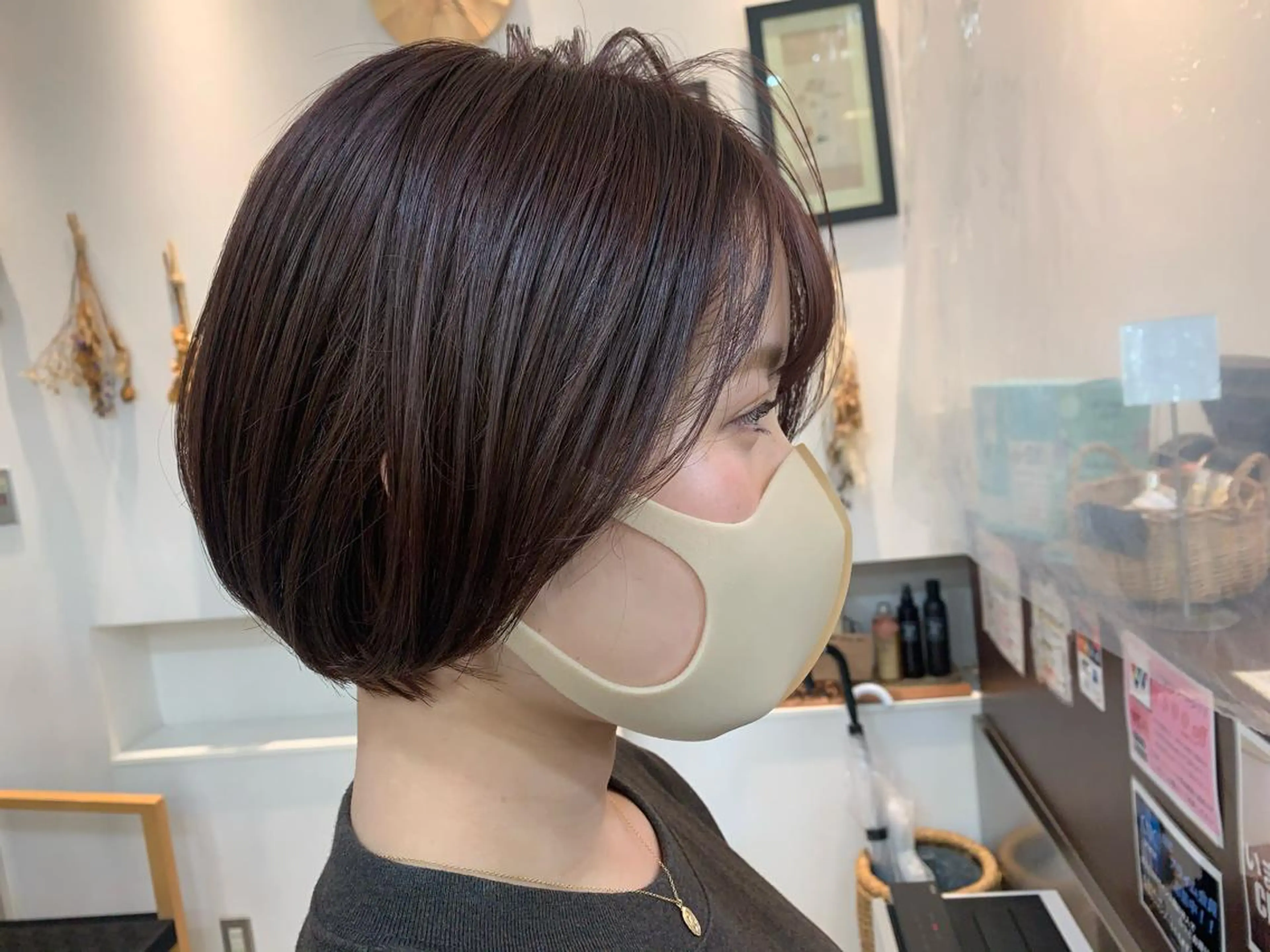 ショート カラー ベージュカラー ラベンダーカラー ラベンダーベージュ SOYON 🤍CHIZU🤍.のヘアスタイル