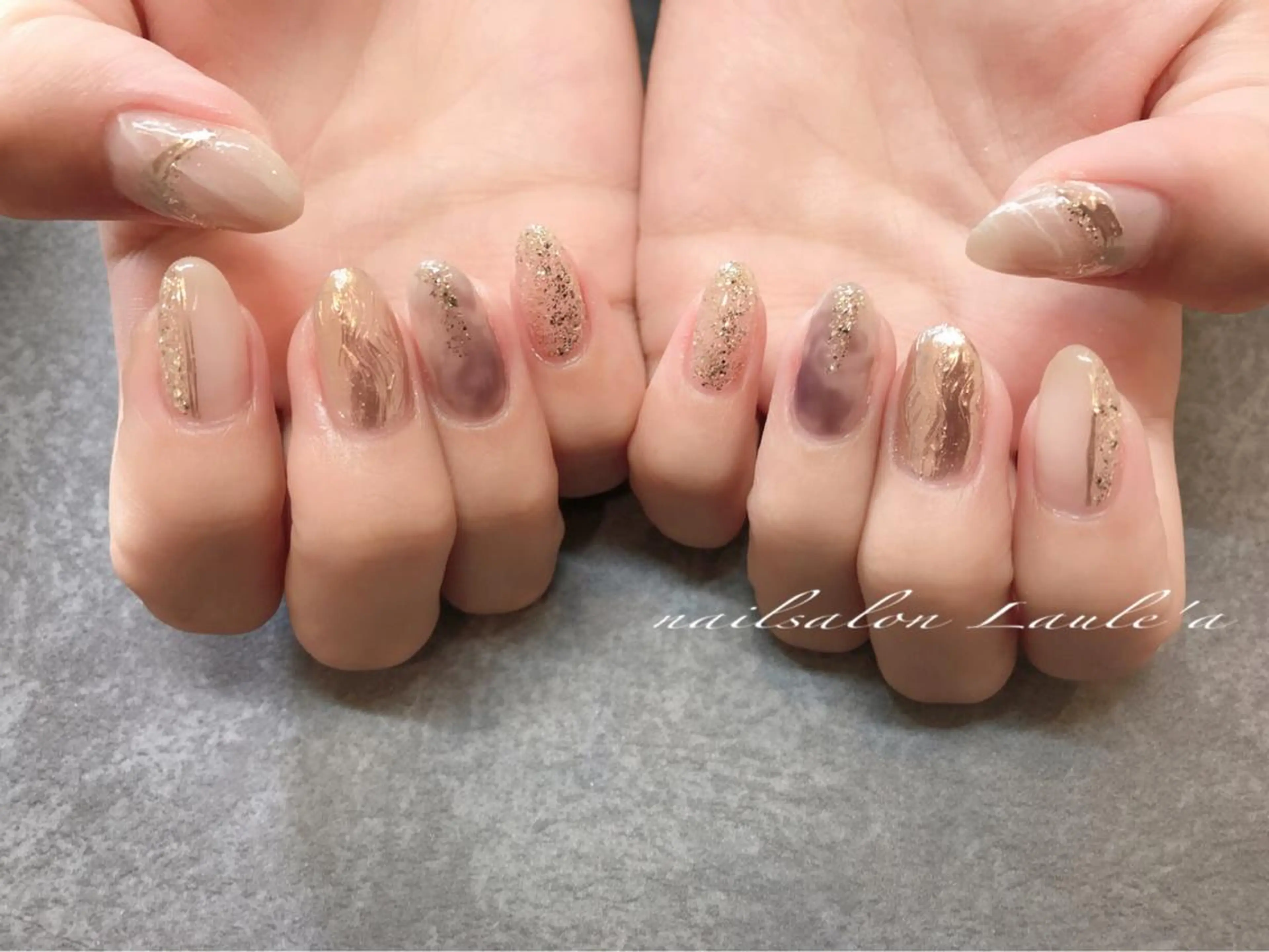 ネイル ハンドネイル nailsalon Laule'aのネイルデザイン