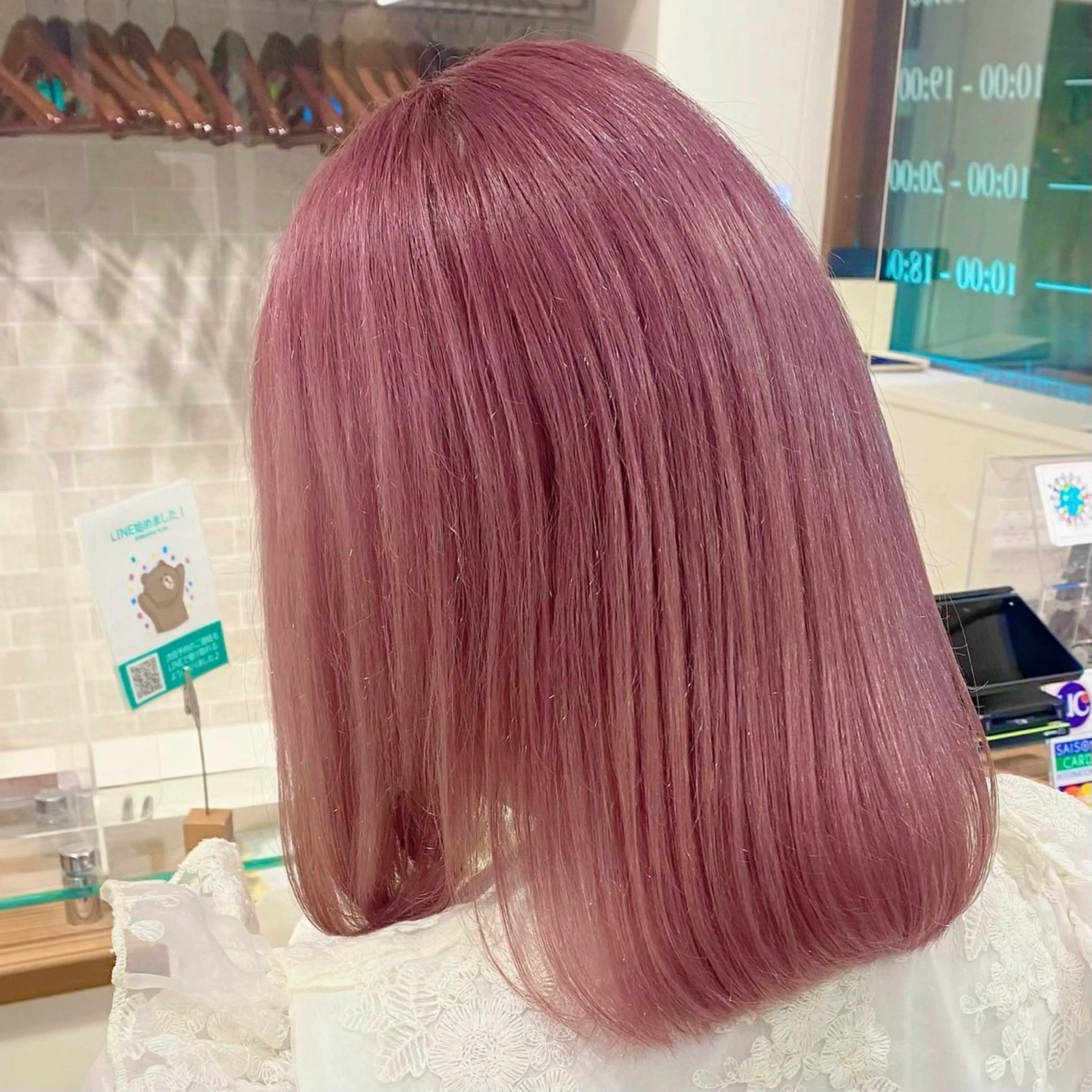 ミディアム ヘアカラー 🌸小島友梨香🌸 ブリーチカラーのヘアスタイル