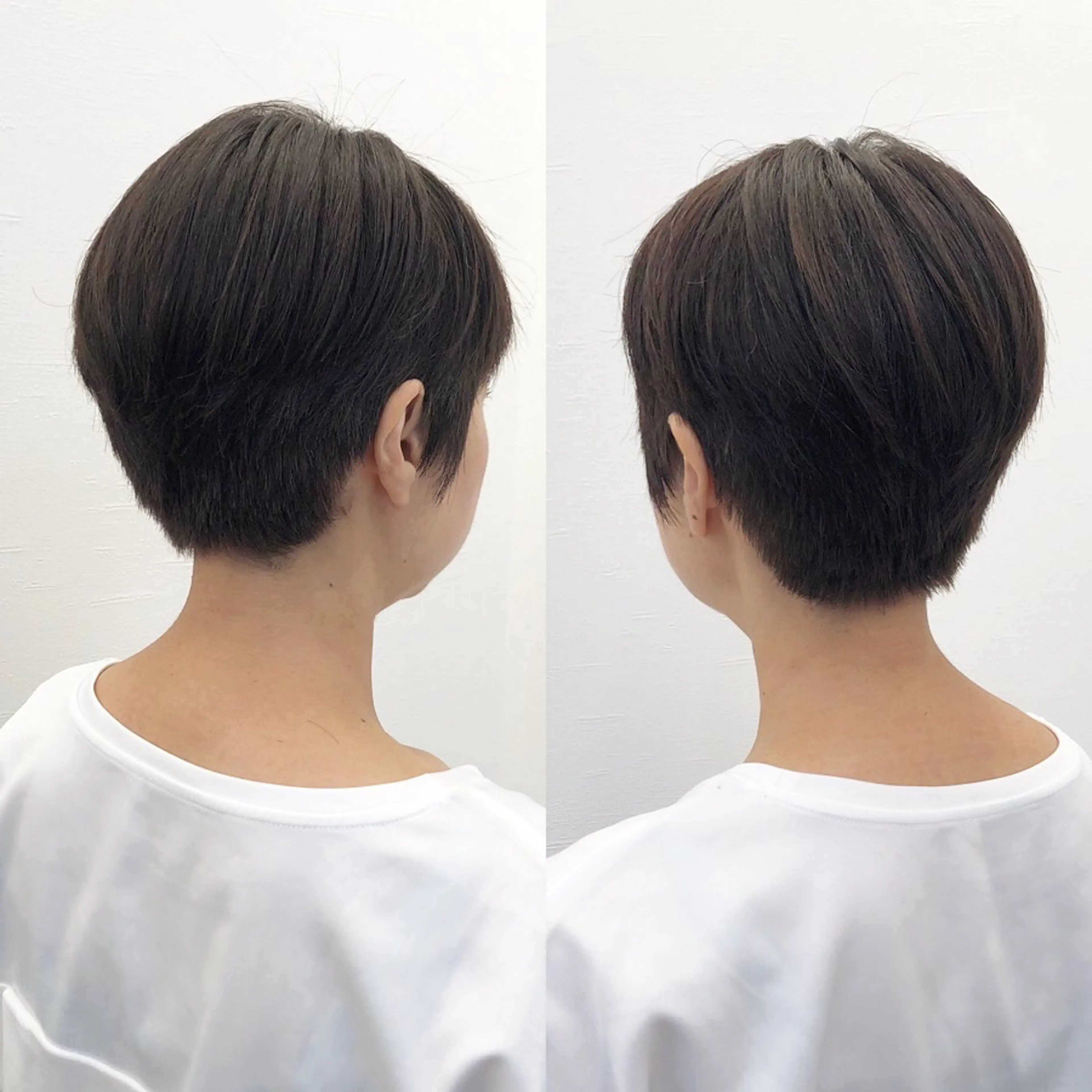 ショート ツノガイ エリのヘアスタイル