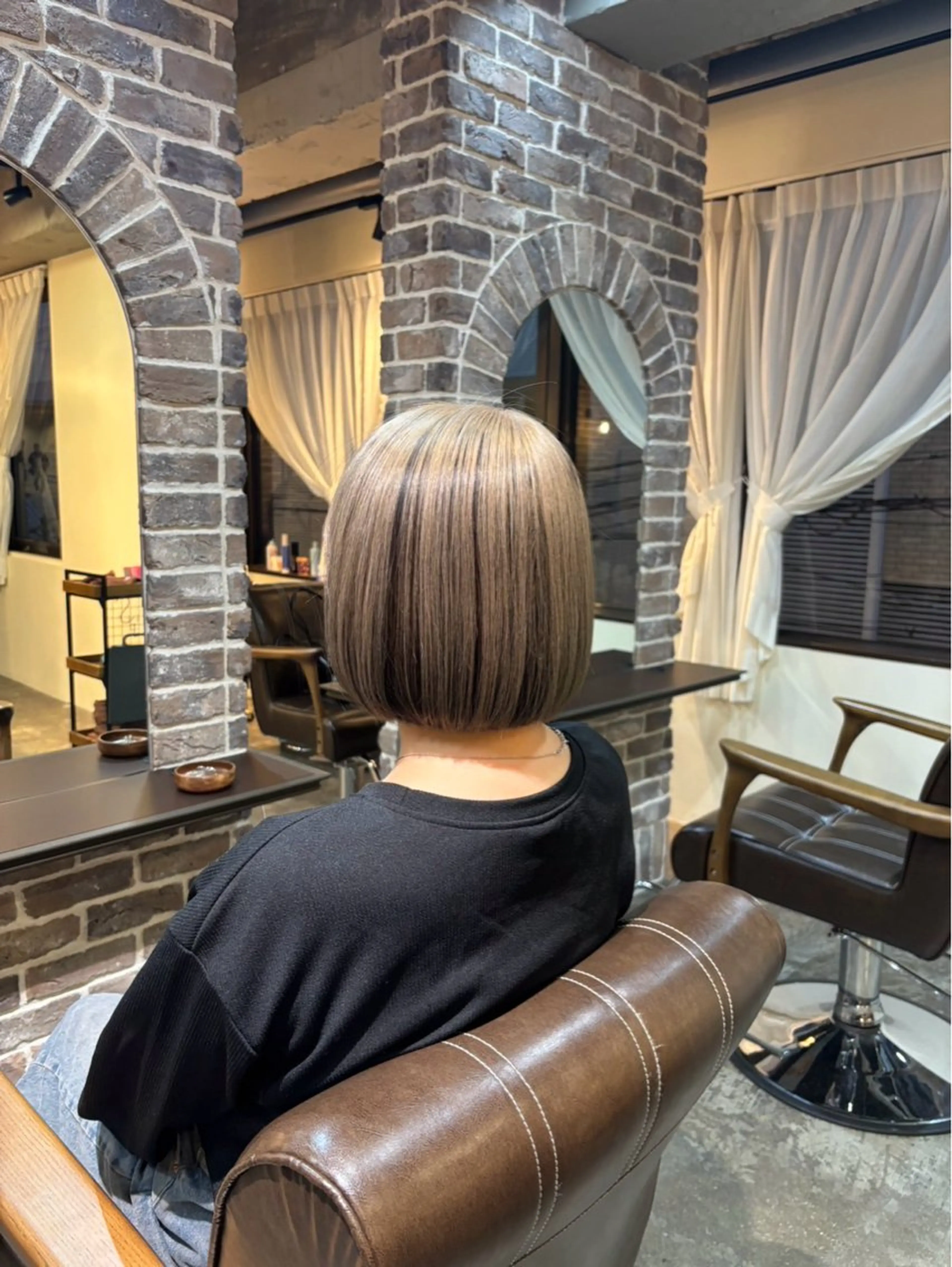 カラー ヘアカラー ブリーチ/縮毛矯正/ 川野秀真のヘアスタイル