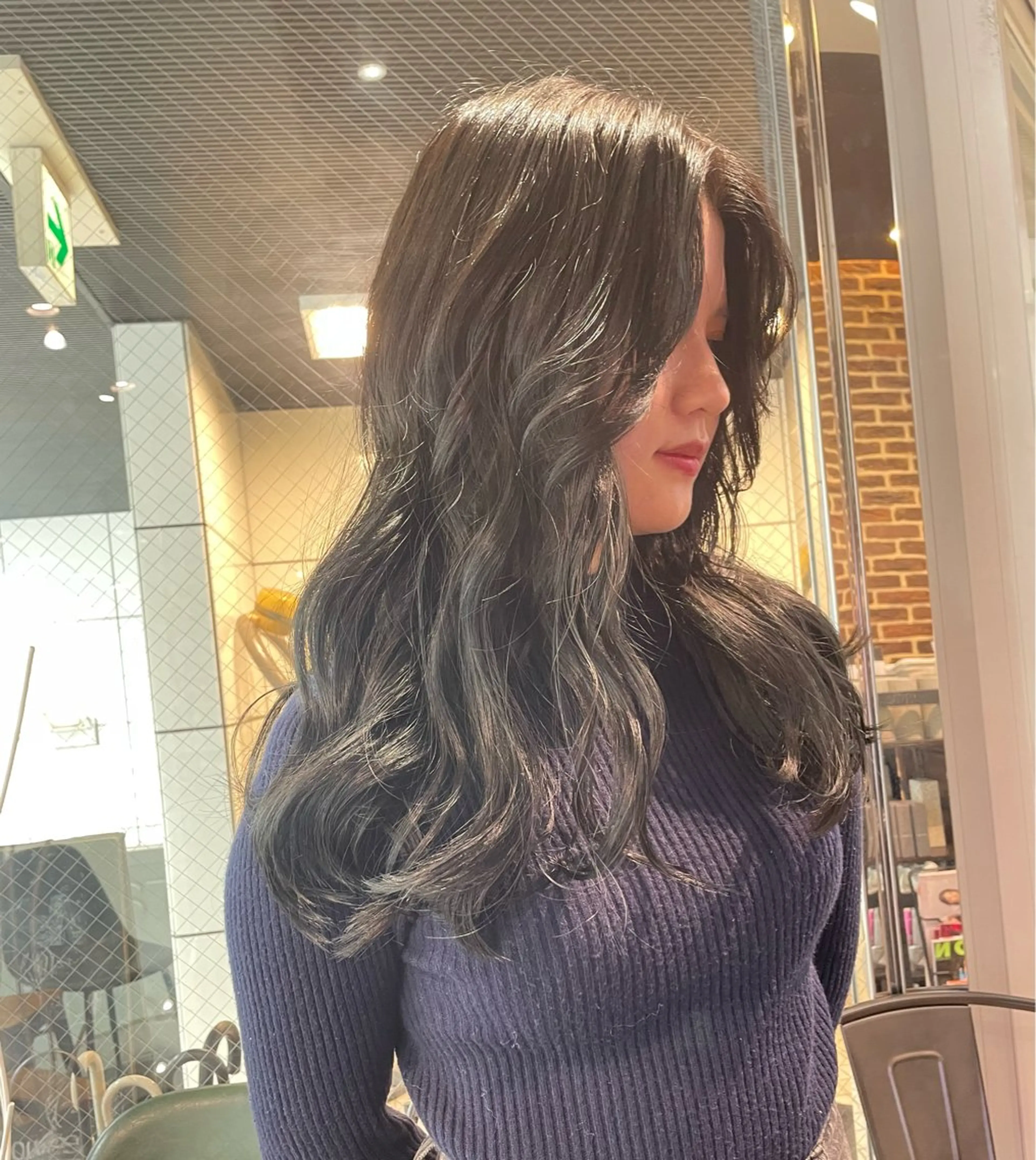 ロング カラー ‪るか/‪透明感 カラー/アレンジのヘアスタイル