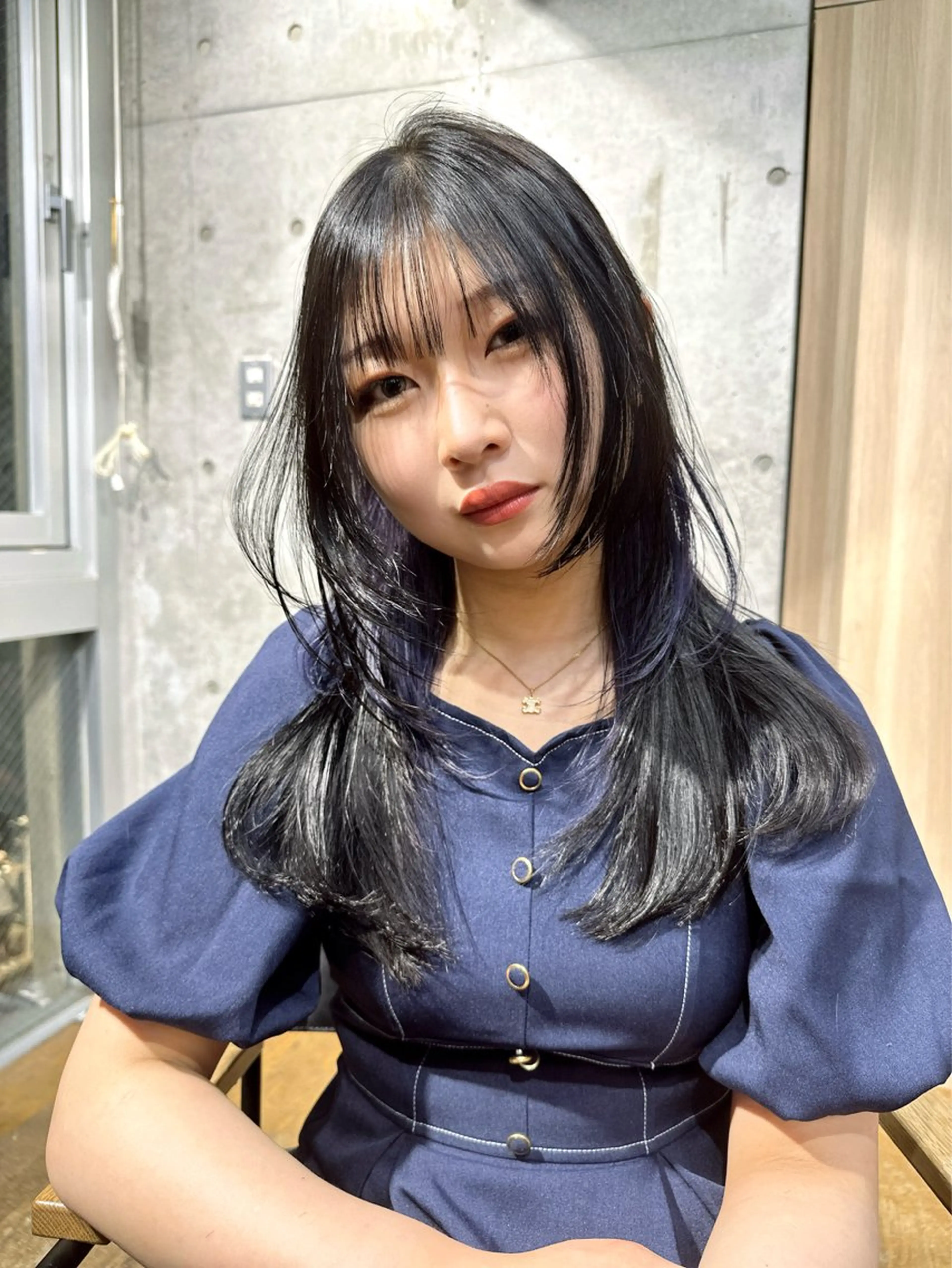 ロング カラー アディクシーカラー ブリーチ ケアブリーチ ダブルカラー イヤリングカラー DAIKIベージュ 🍂レイヤーカットのヘアスタイル