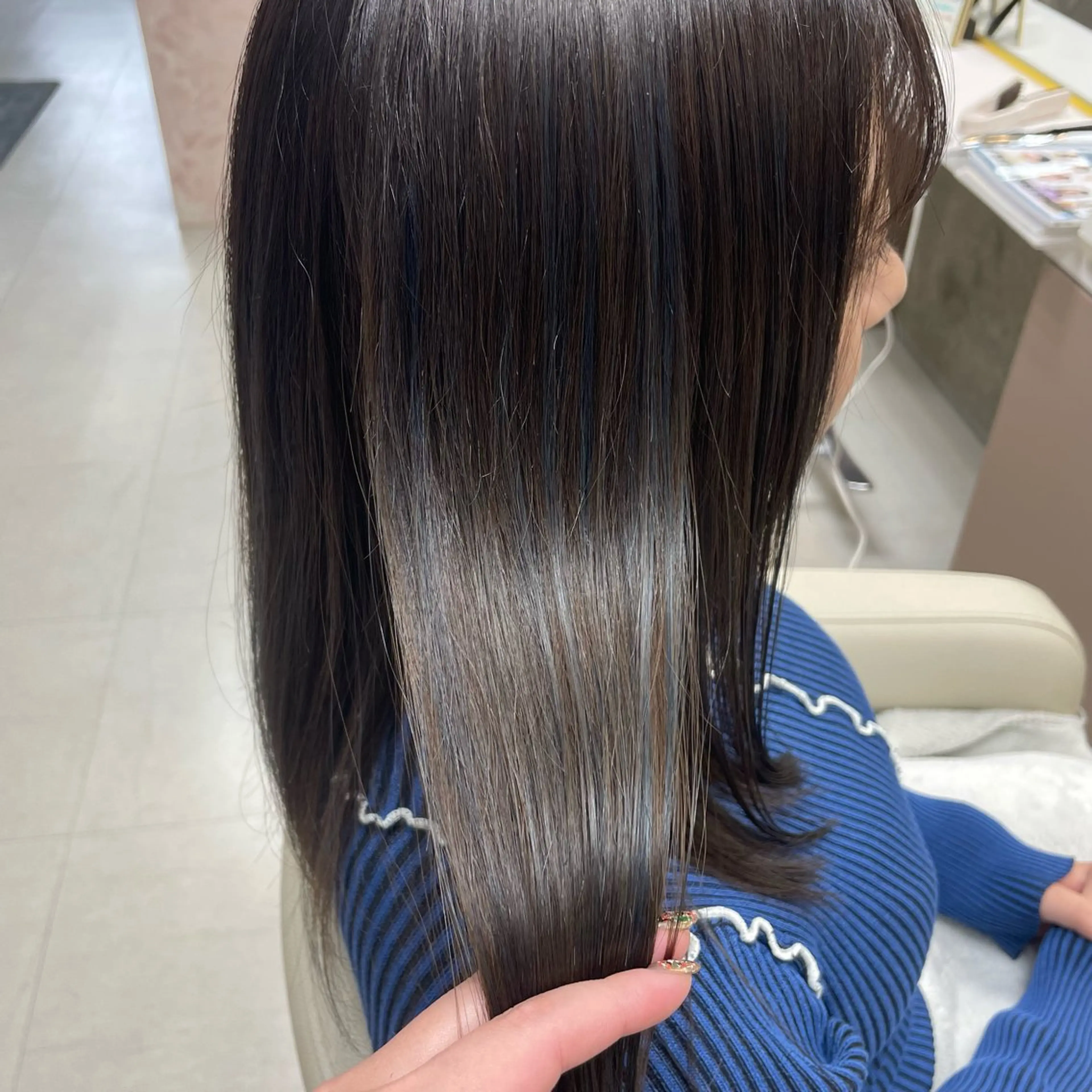 セミロング カラー カット ヘアカラー トリートメント Lemupu所属・坂本 沙也加のヘアスタイル