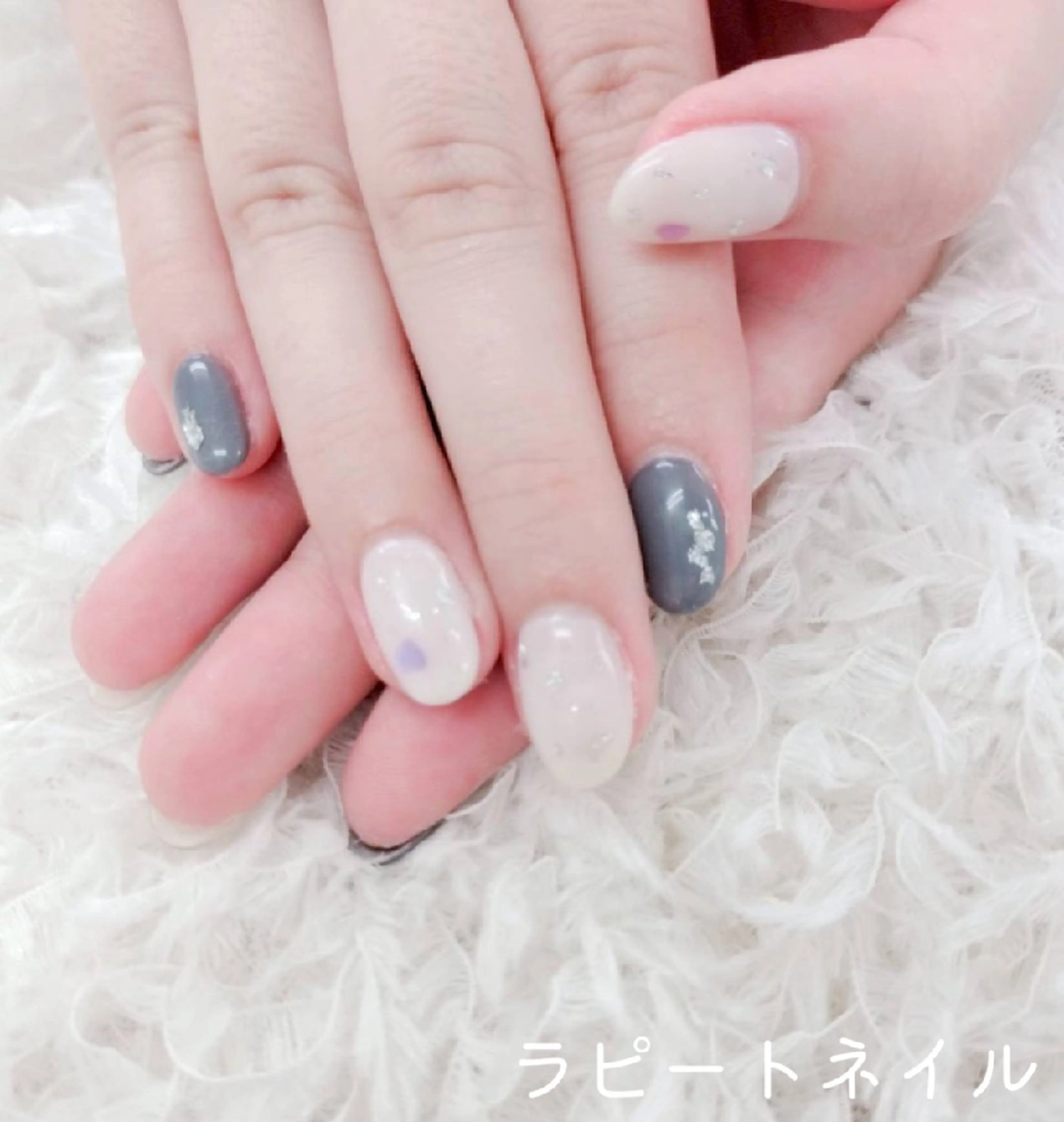 ネイル ニュアンスネイル ラピートネイル 美佳のネイルデザイン