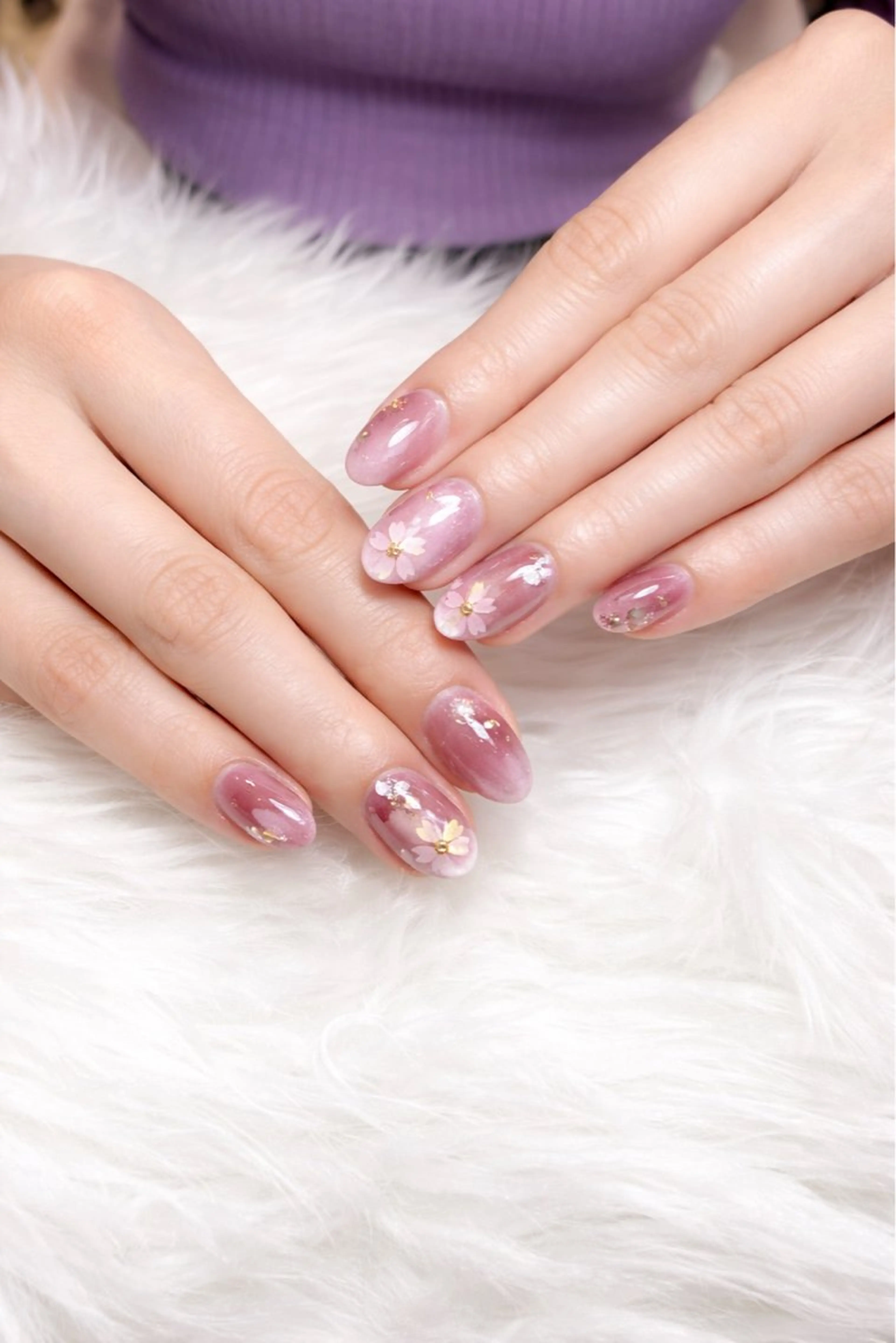 ネイル キラキラネイル ピンク 春ネイル MEO MEO NAIL  守山のネイルデザイン