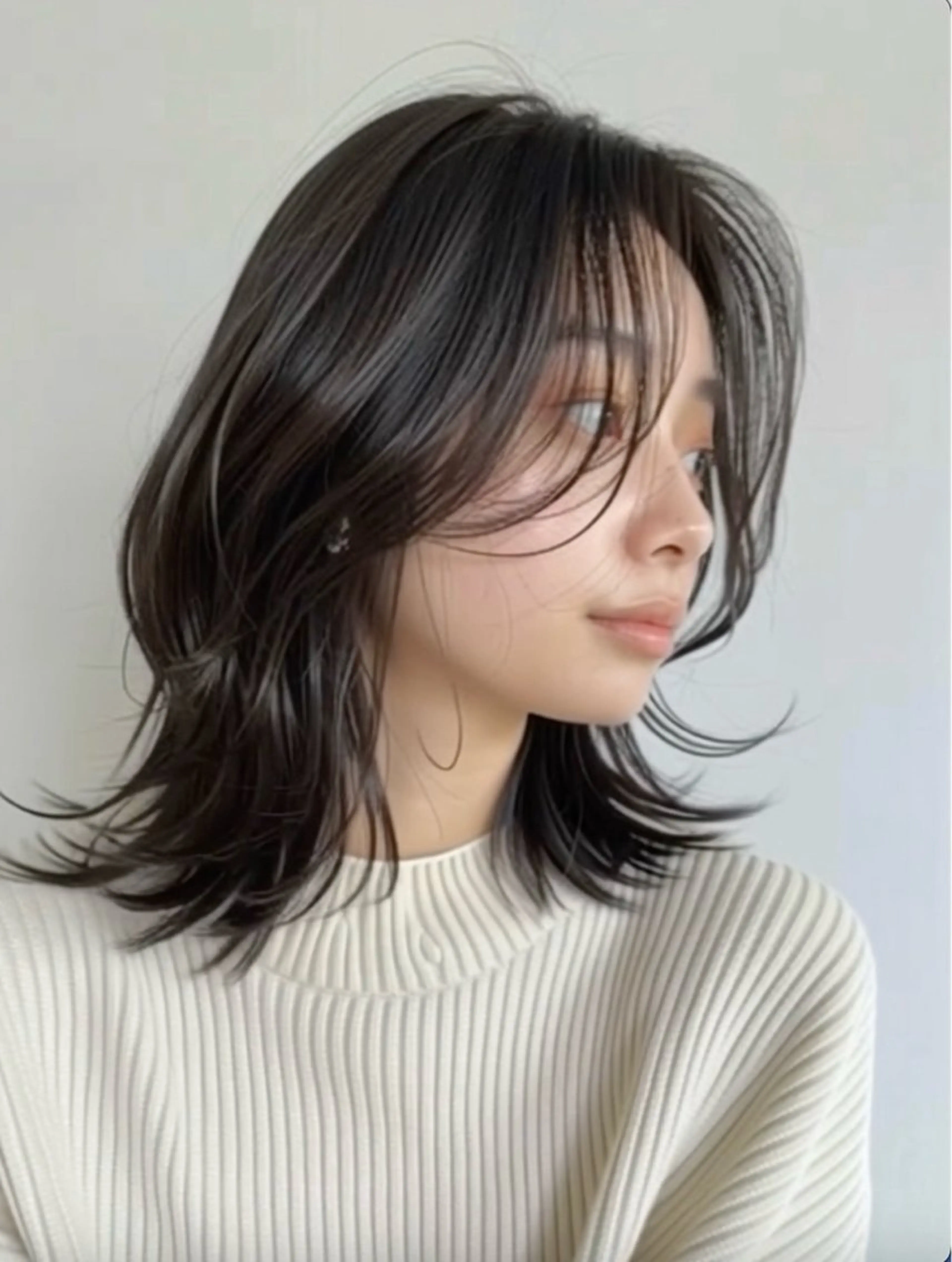 カラー ヘアカラー ナック美容室阿倍野店 リタッチモデル🎀のヘアスタイル