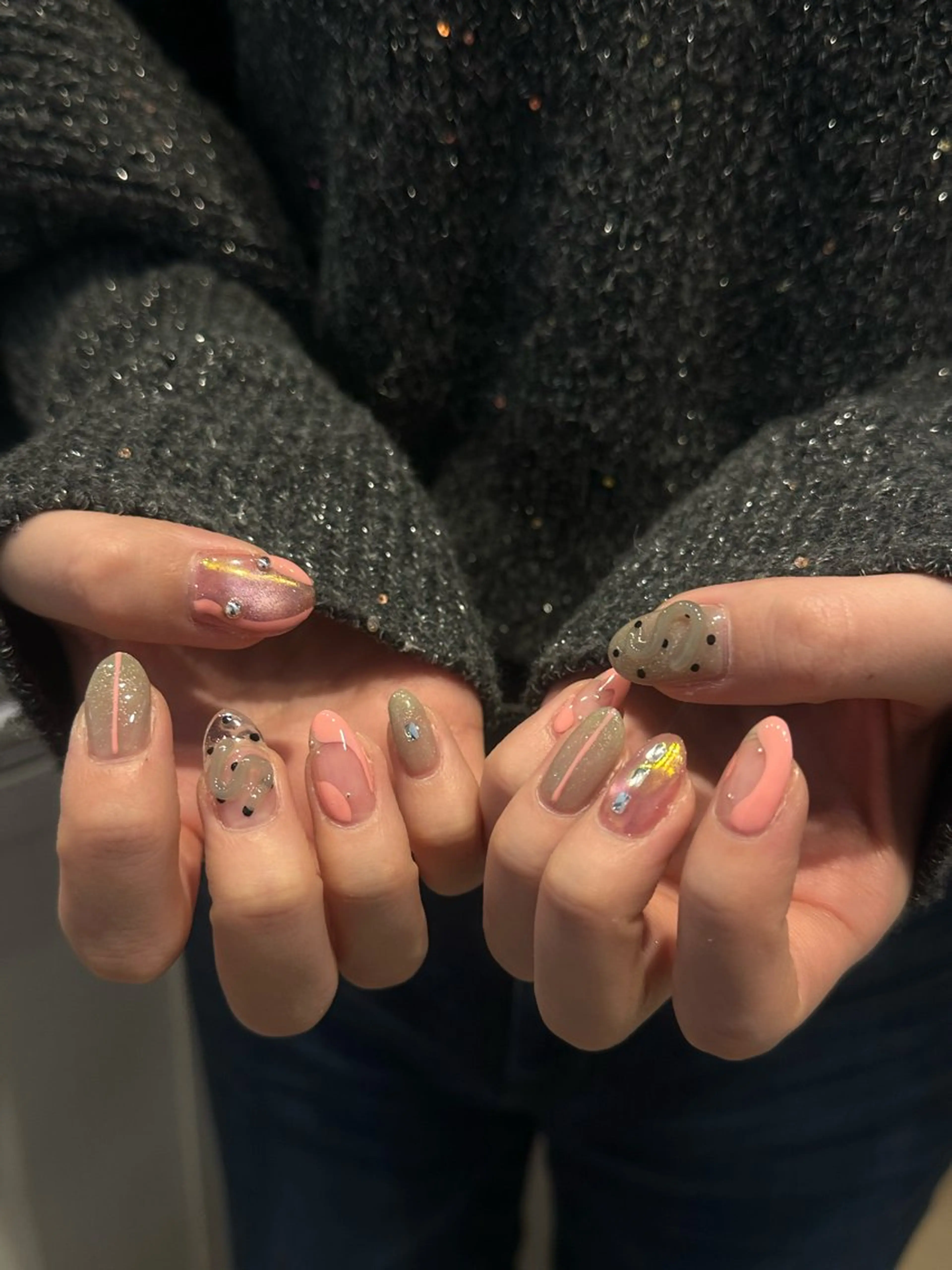 ネイル ピンク 津田 結衣のエステ・リラクイメージ