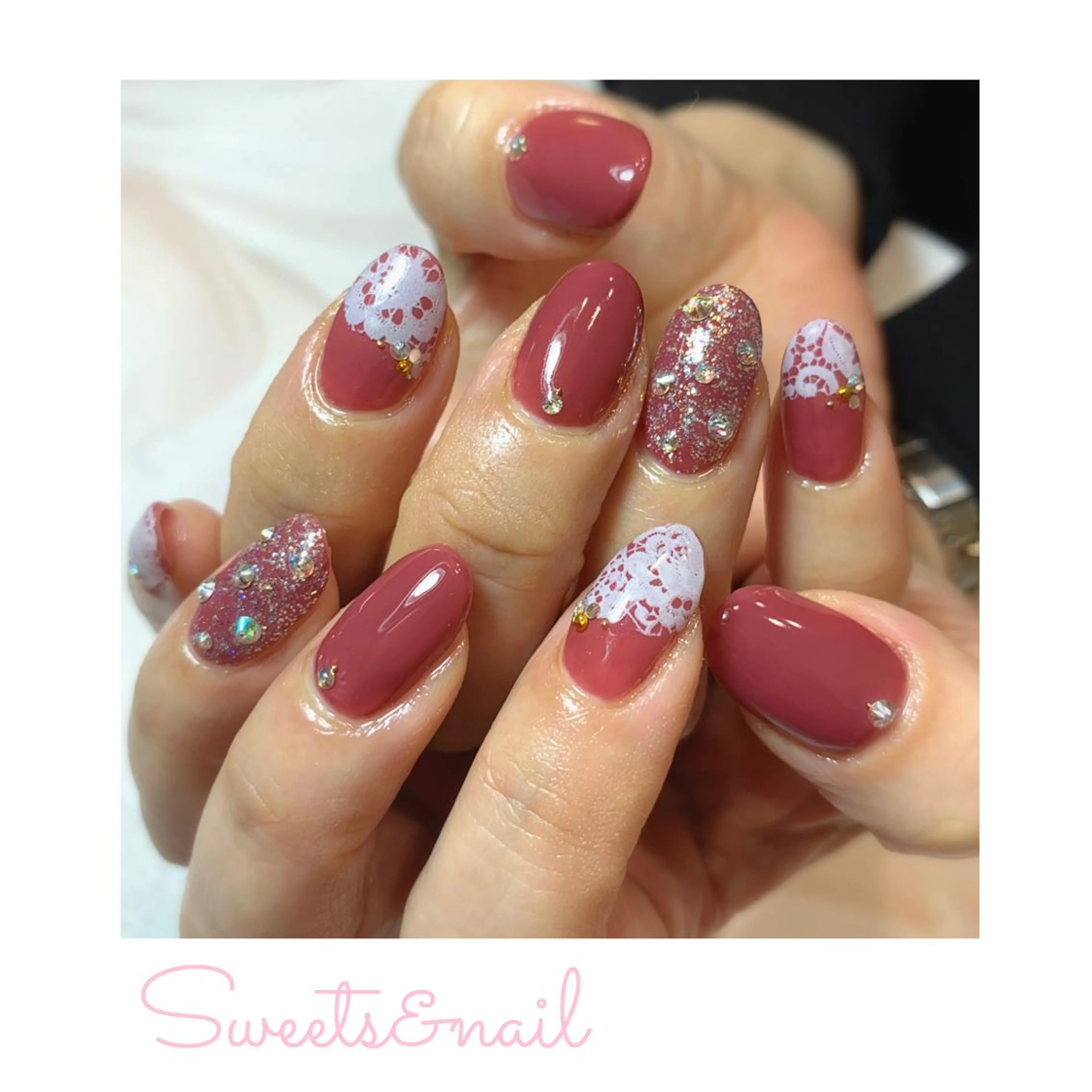 ネイル レース Sweets＆ nail みなこのネイルデザイン