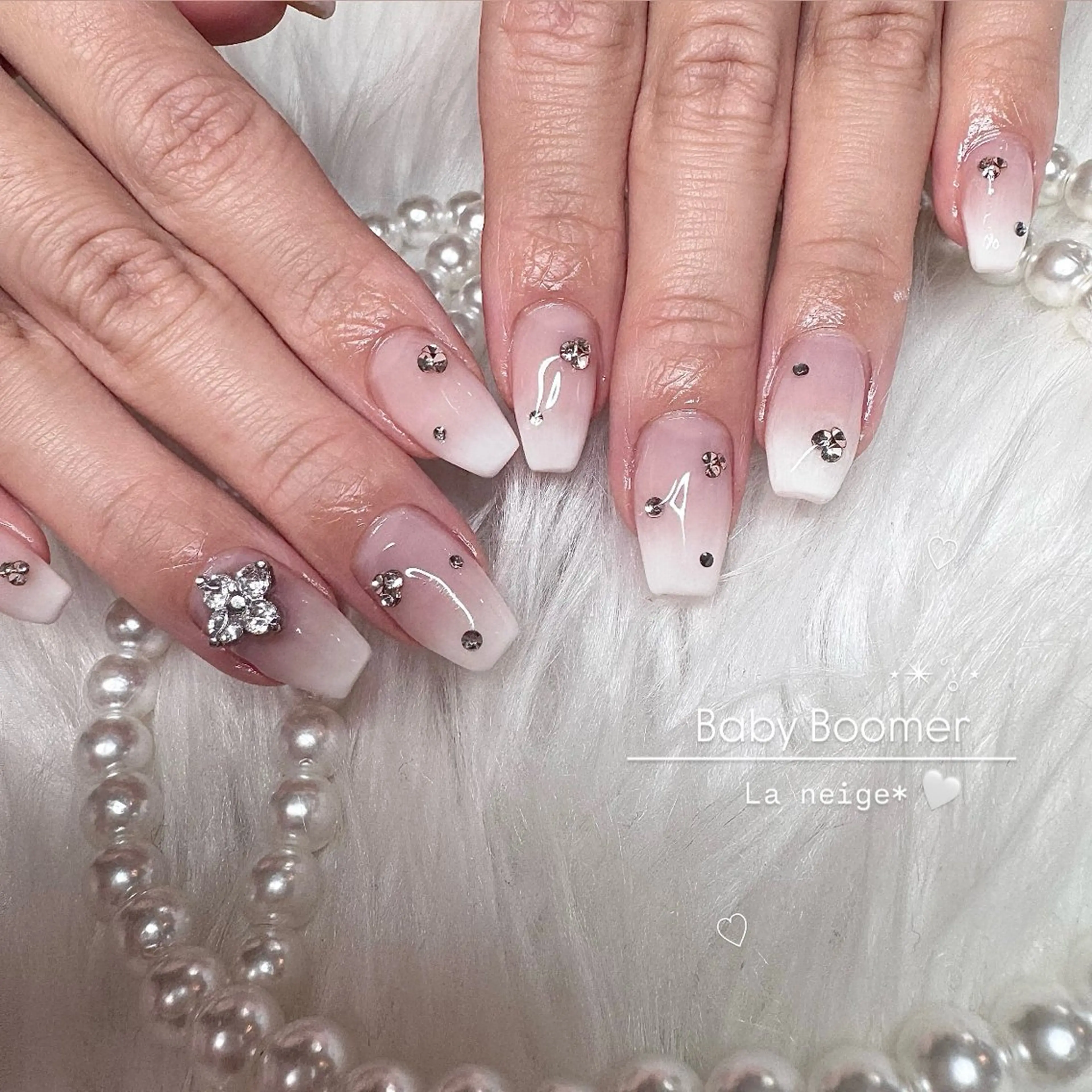 ネイル ハンドネイル La neige* yuki 🐩🌙のネイルデザイン