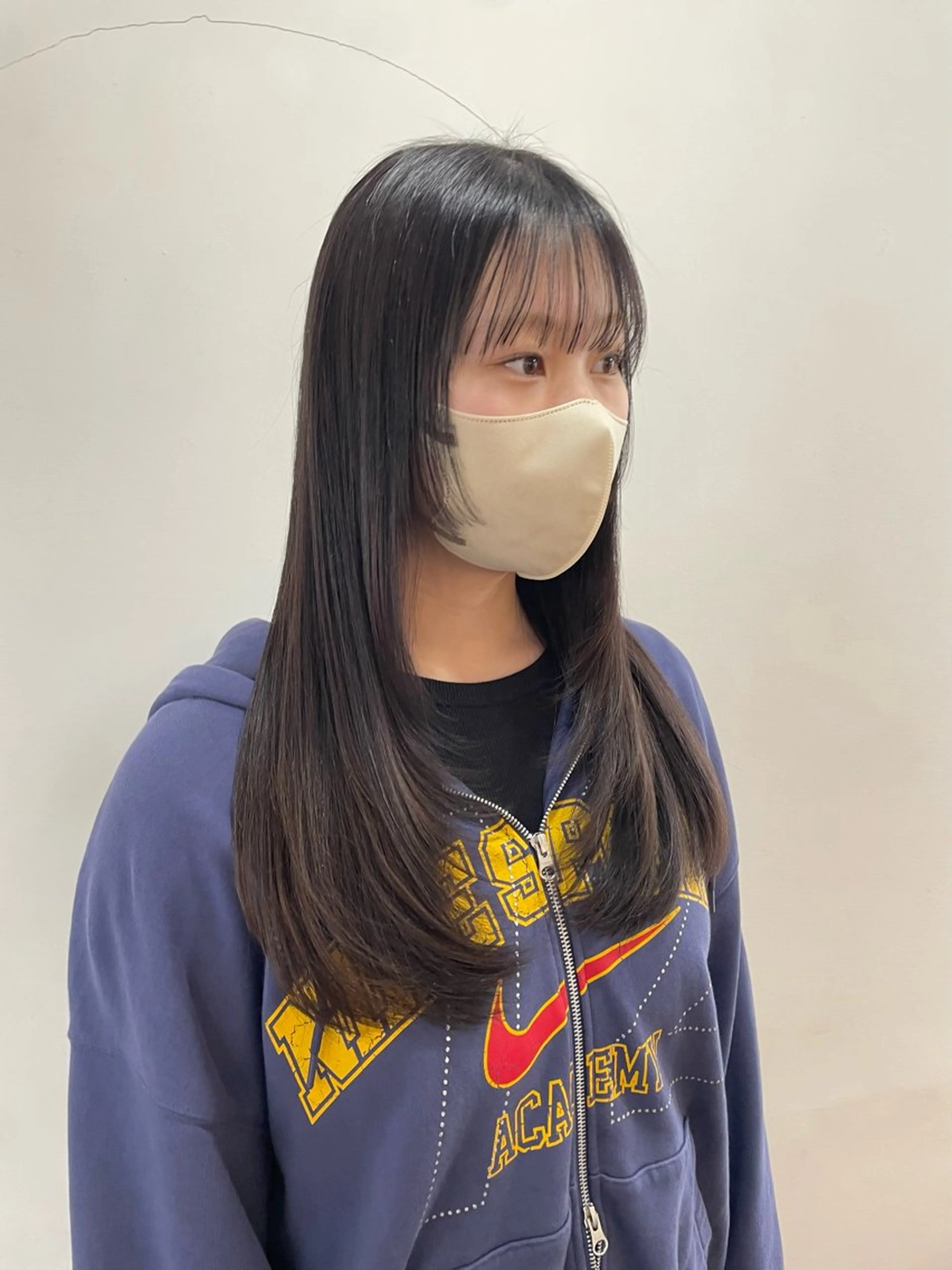 ロング カラー ショートボブ ロングレイヤー ブリーチ ブラウンカラー 透明感カラー カット ヘアカラー トリートメント mopa_kaede ナチュラル/レイヤーのヘアスタイル